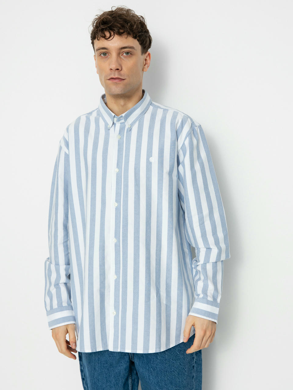 Carhartt WIP Dillion Shirt (dillion stripe/bleach/white)