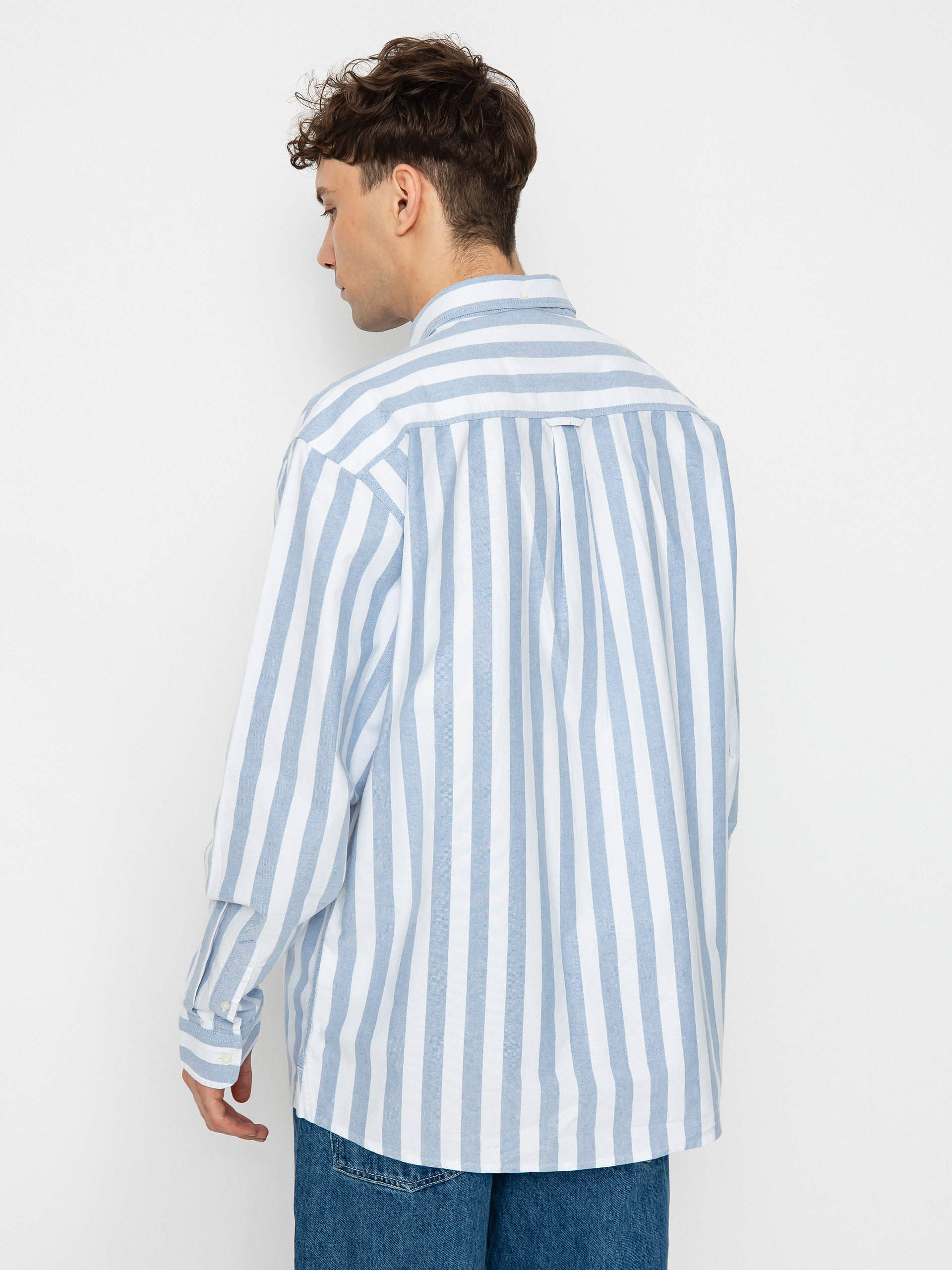 Carhartt WIP Dillion Shirt - white (dillion stripe/bleach/white)
