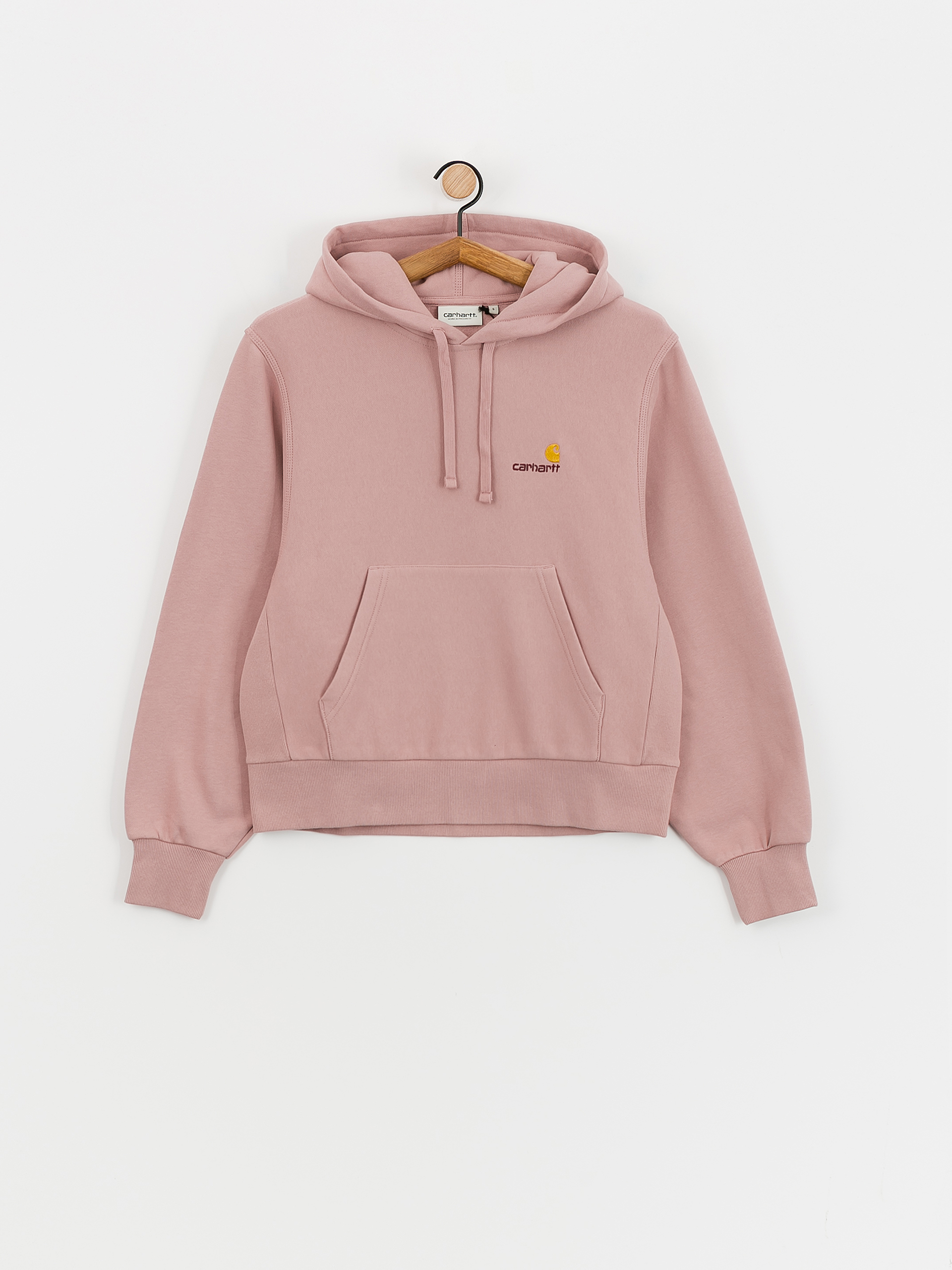 Carhartt WIP American Script HD Wmn Hoodie (glassy pink)