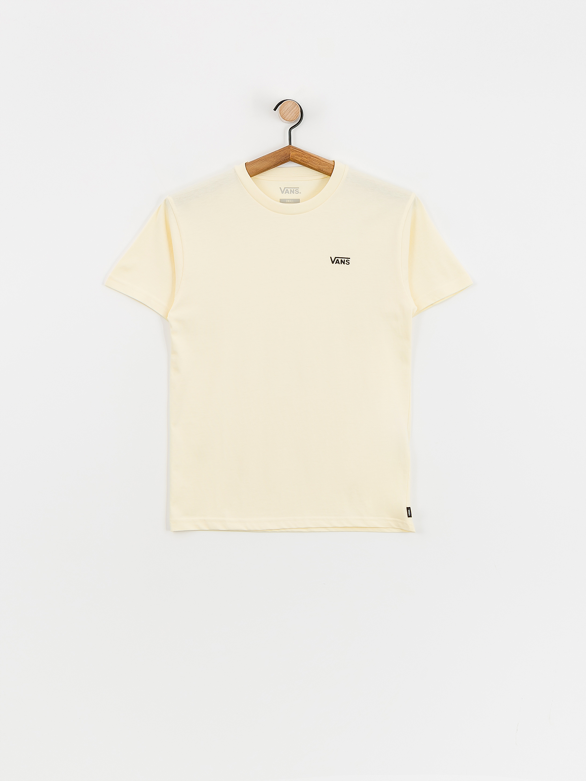 Vans Left Chest Logo Em Wmn T-Shirt (almond oil)