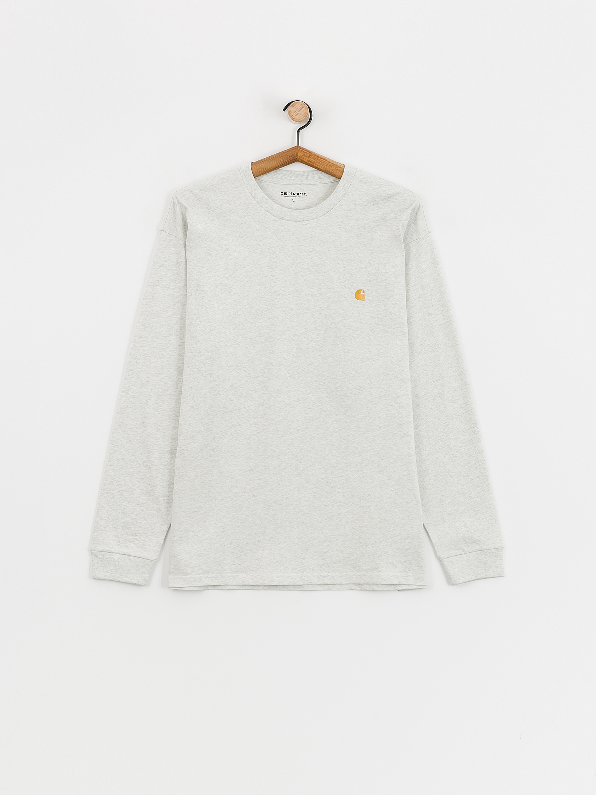 Carhartt WIP Chase Longsleeve (ash heather/gold)