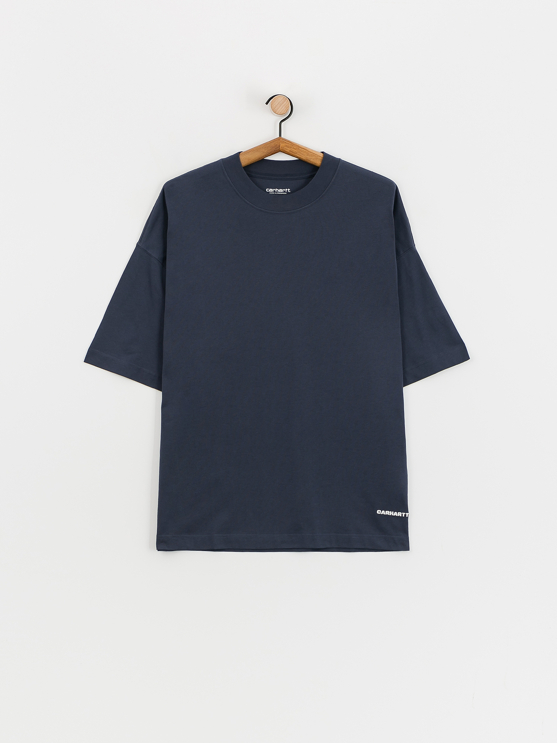 Carhartt WIP Link Script T-Shirt - navy blue (blue/white)