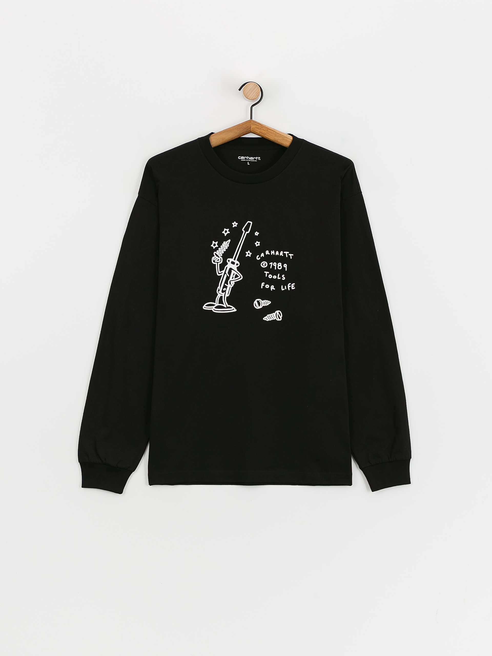 Carhartt WIP Tools For Life Longsleeve (black/white)