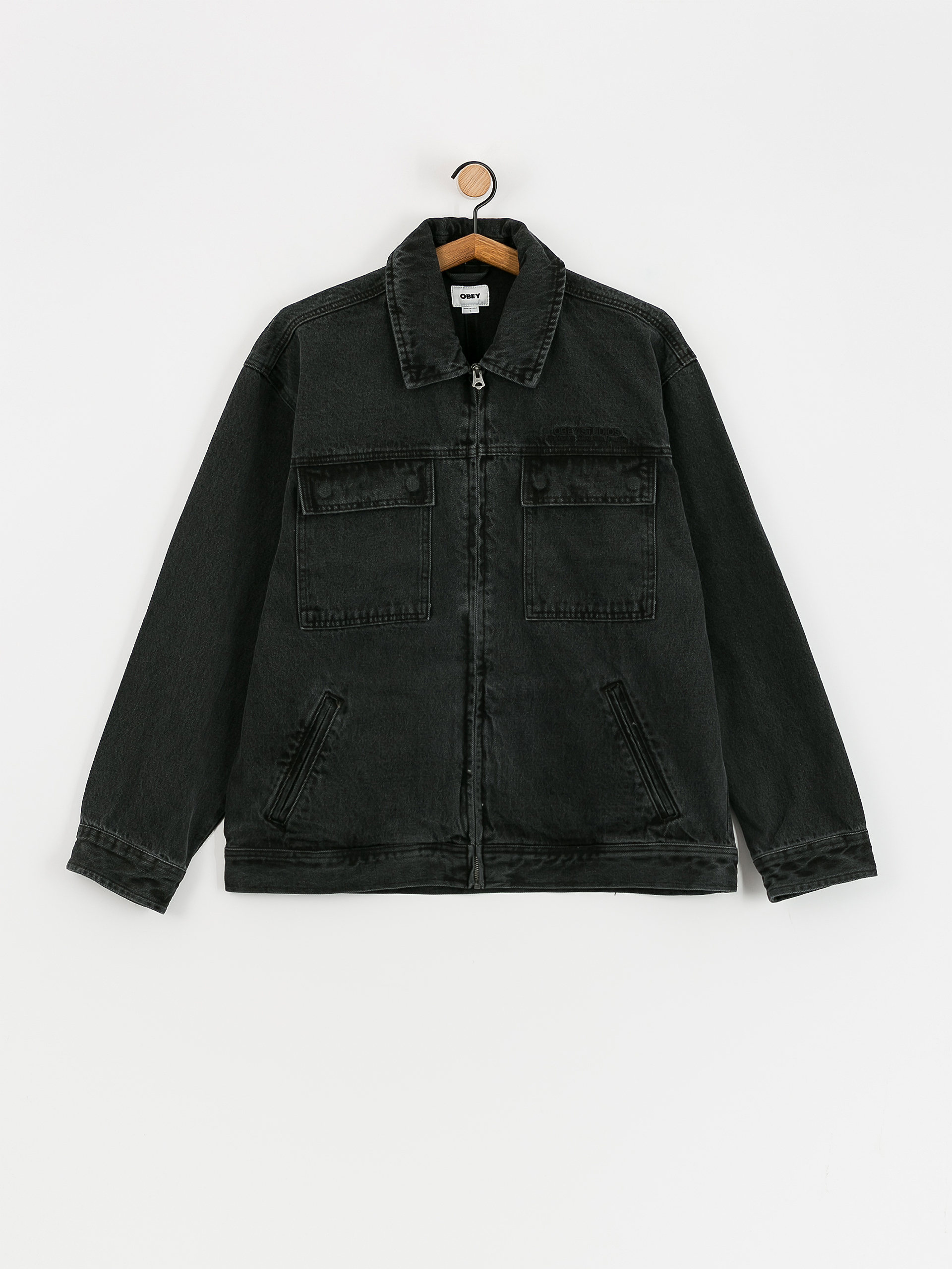 OBEY Easton Jacke (faded black)