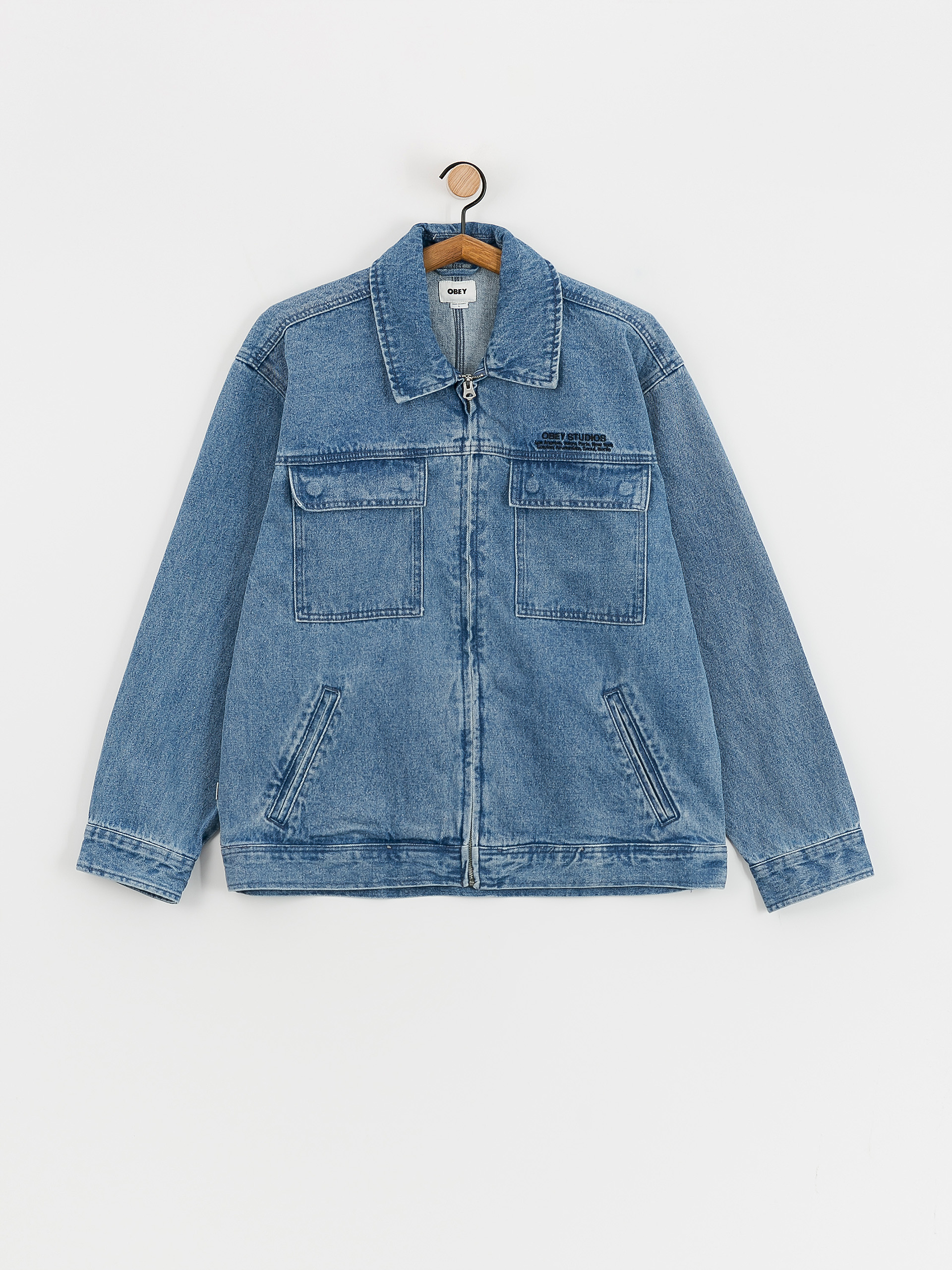 OBEY Easton Jacke (light indigo)