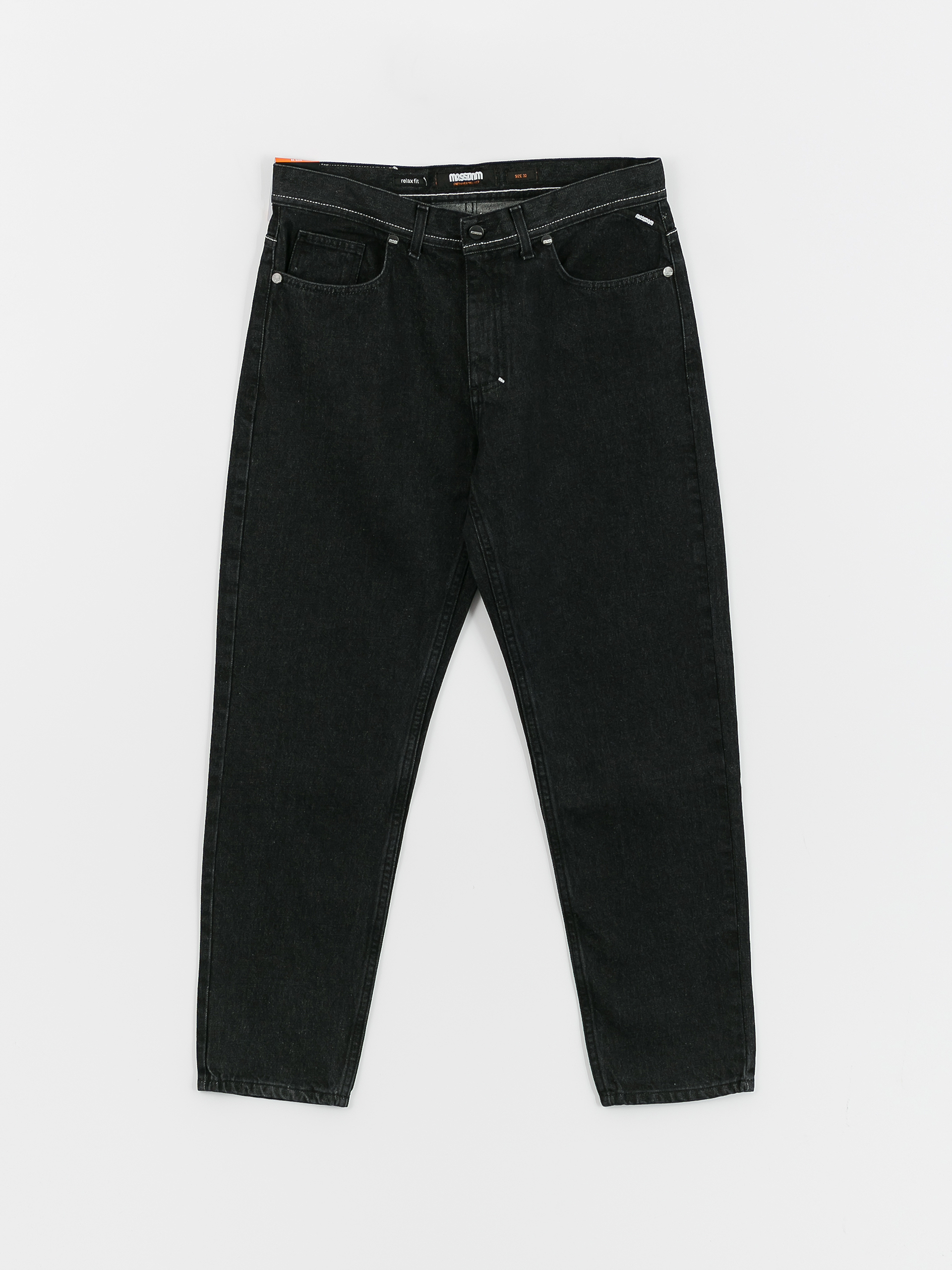 MassDnm Jeans Box Pants (black washed)
