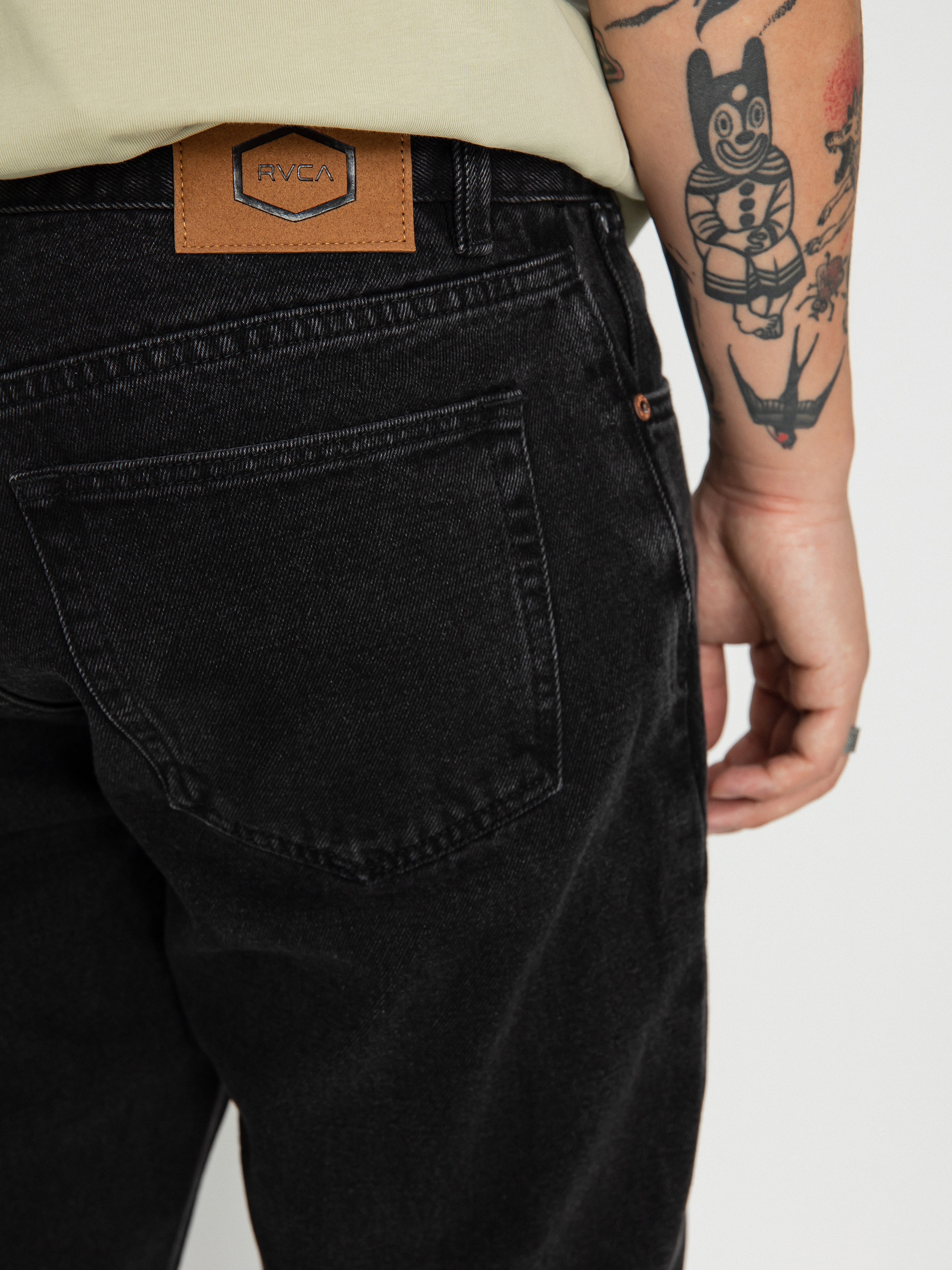 RVCA New Dawn Denim Pants (black rinse)