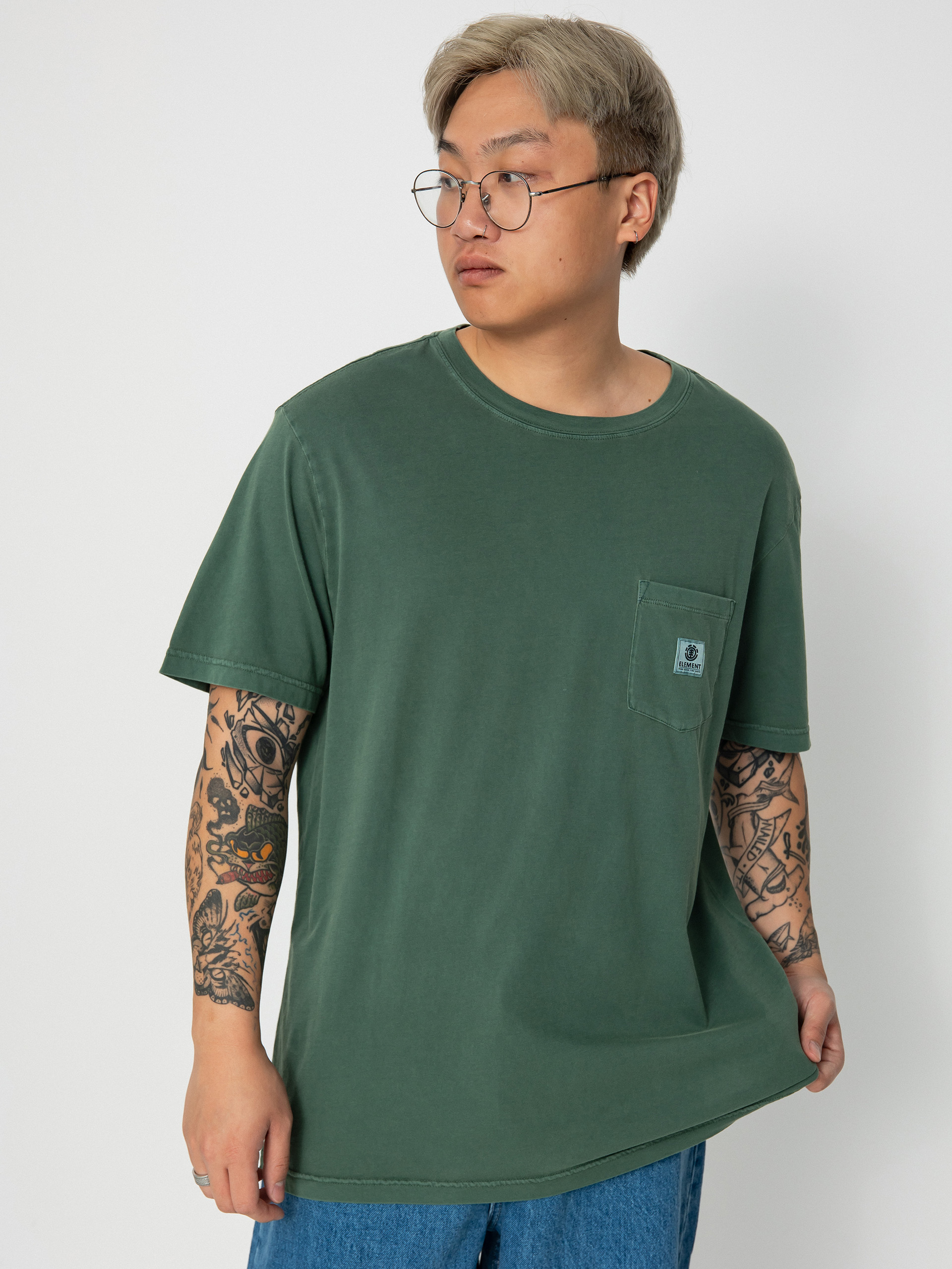 Element Basic Pocket Pigment T-Shirt (garden topiary)