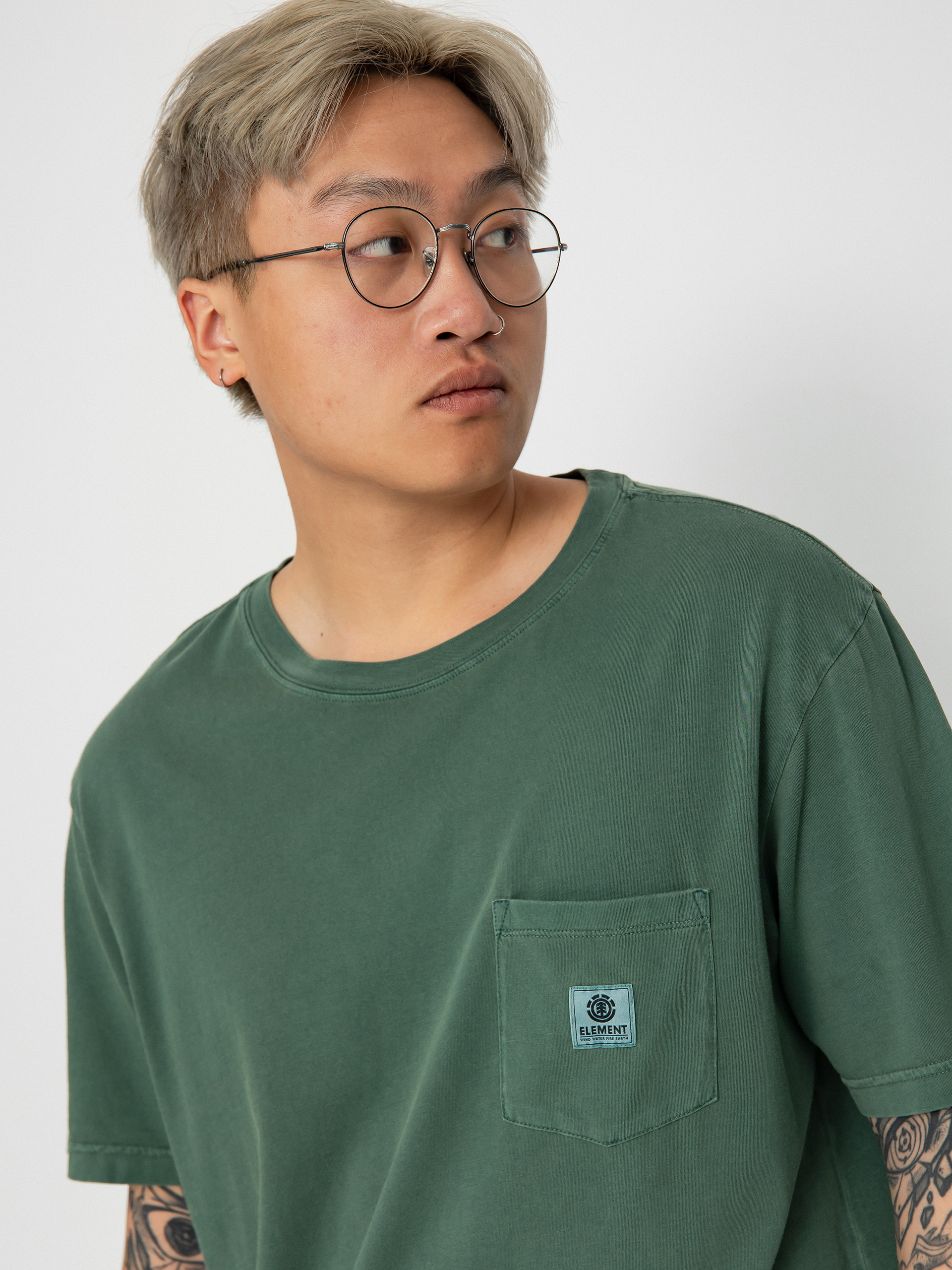 Element Basic Pocket Pigment T-Shirt (garden topiary)