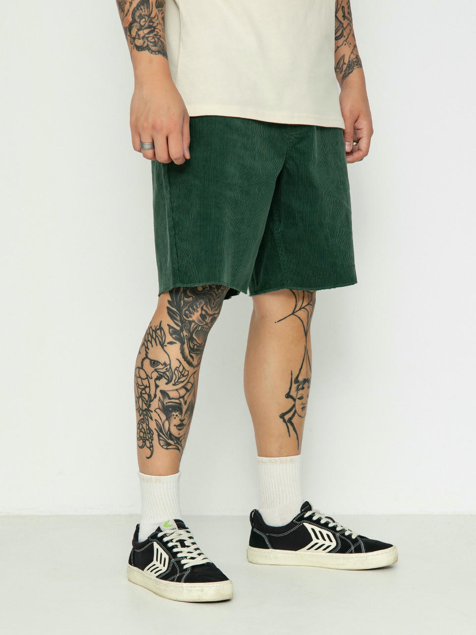 Brixton Madrid II Shorts (trekking green cord)