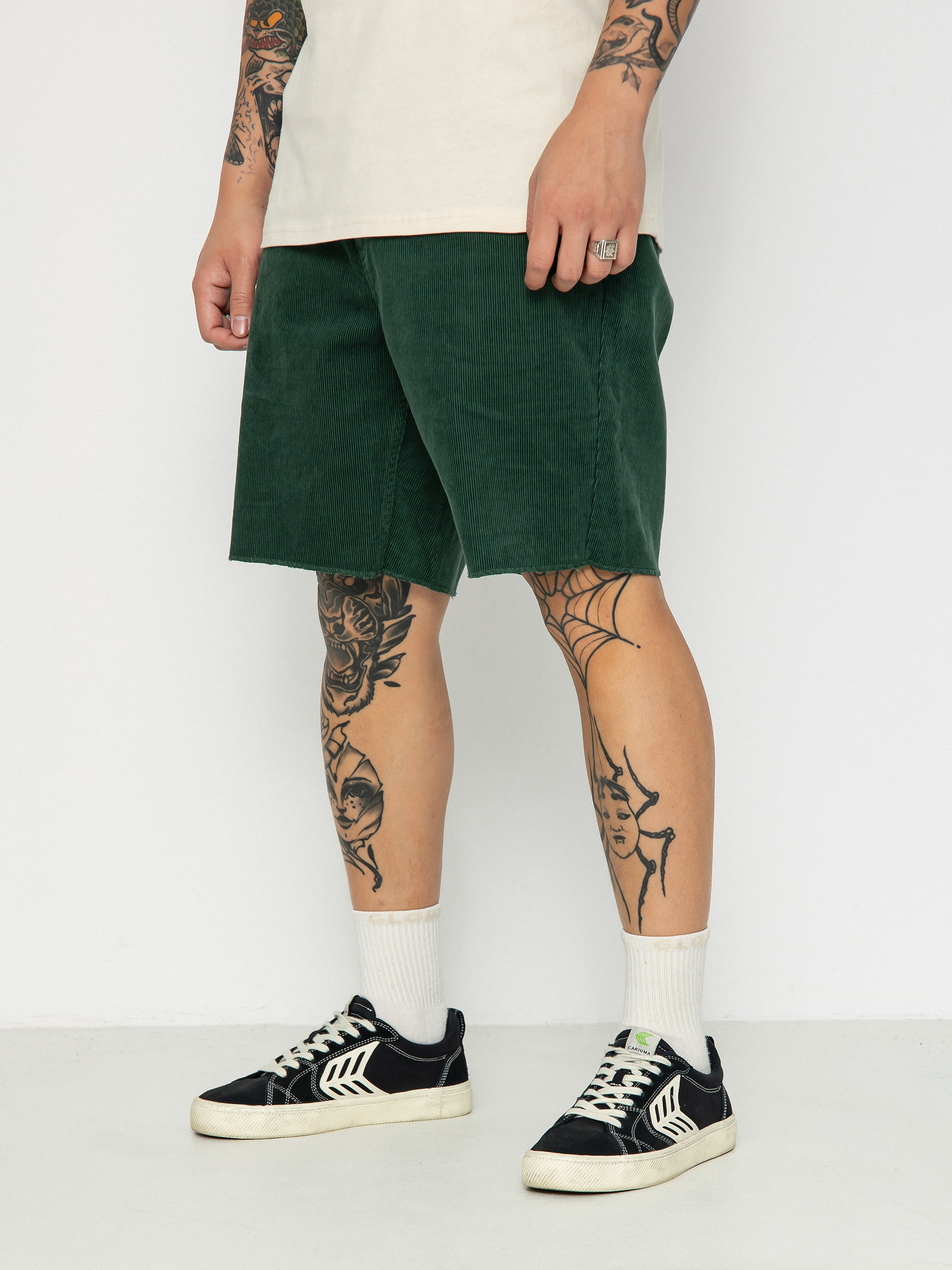 Brixton Madrid II Shorts (trekking green cord)