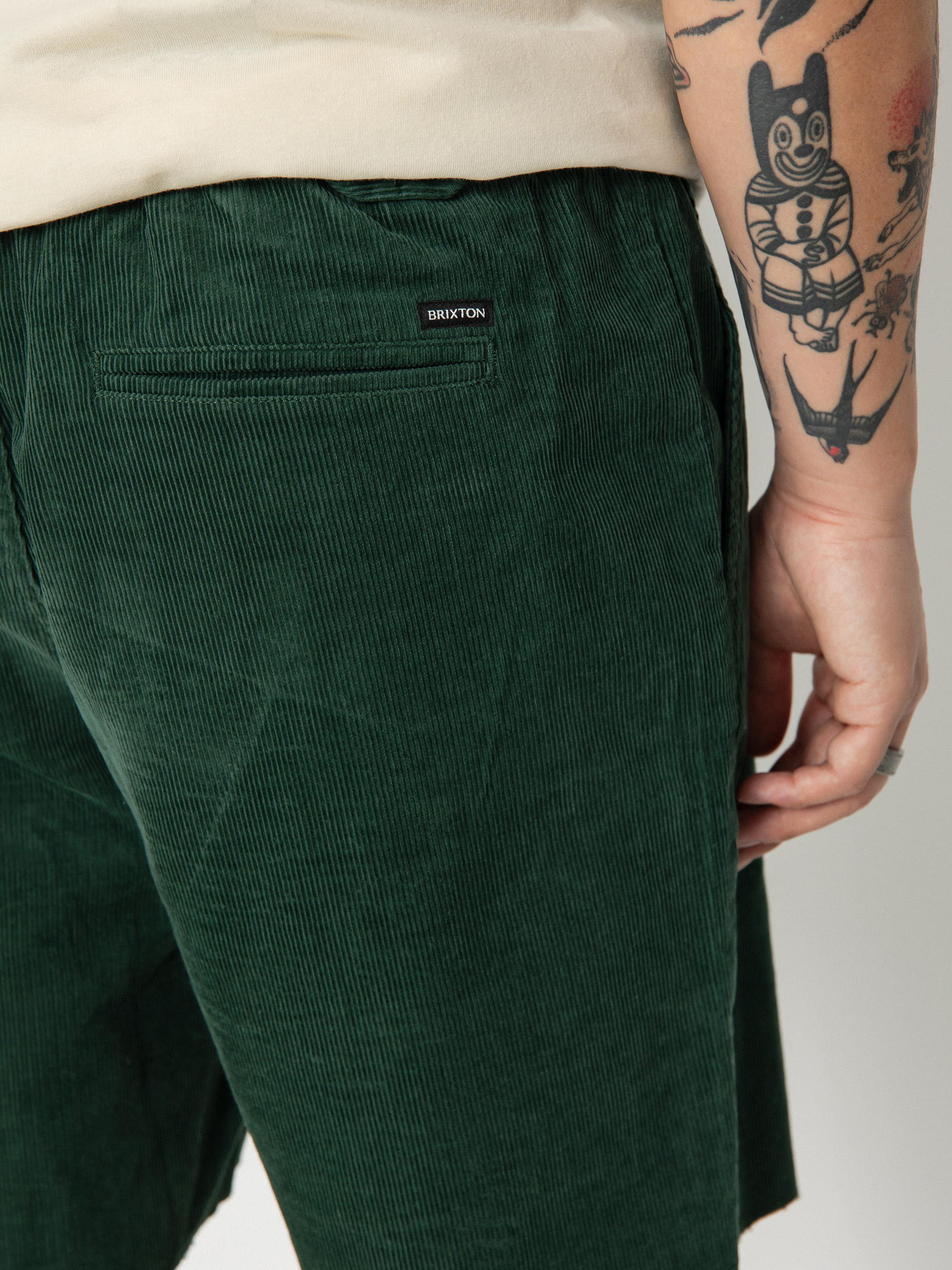 Brixton Madrid II Shorts (trekking green cord)