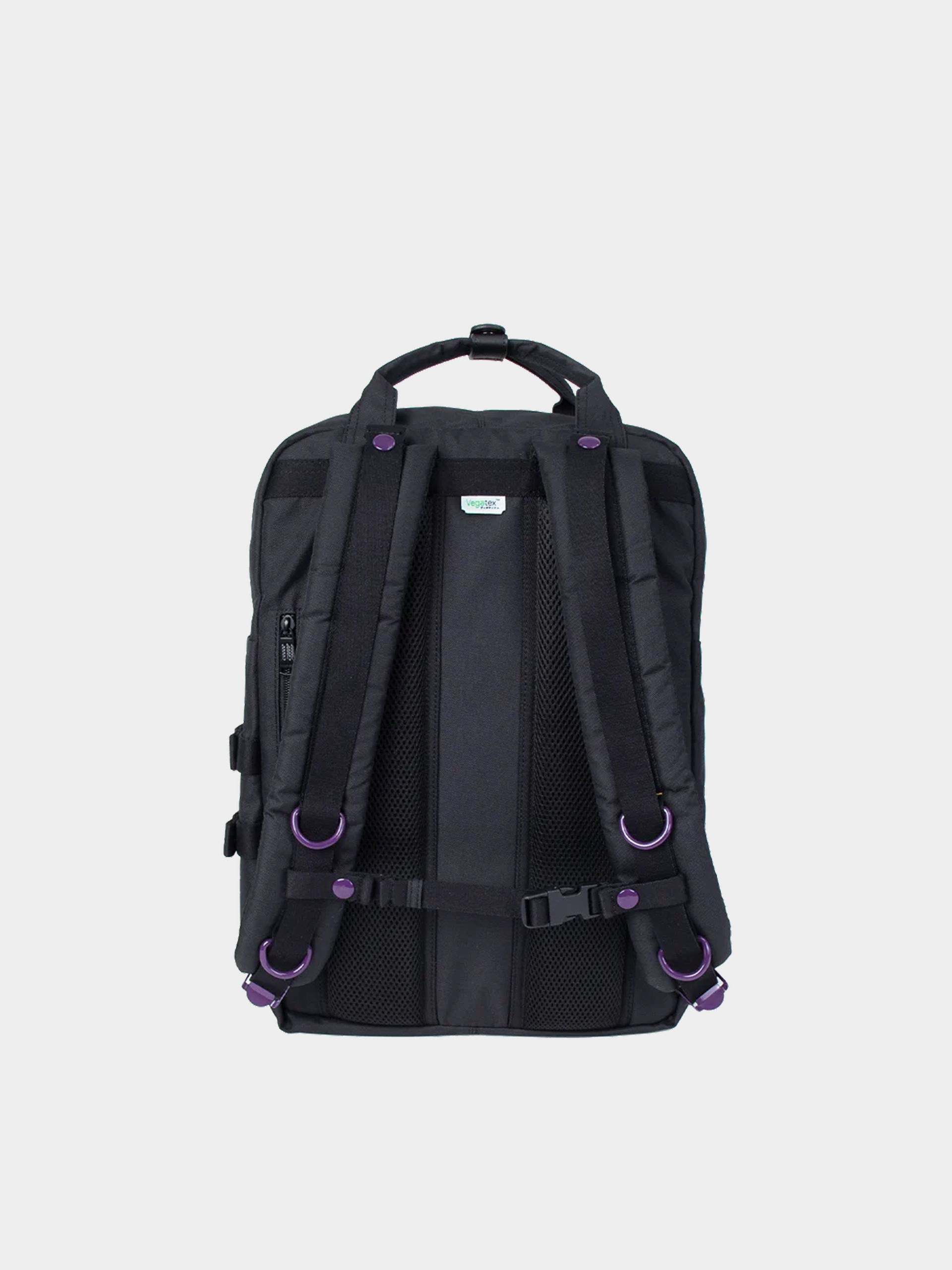 Doughnut Backpack Macaroon Large Happy Camper Series black black