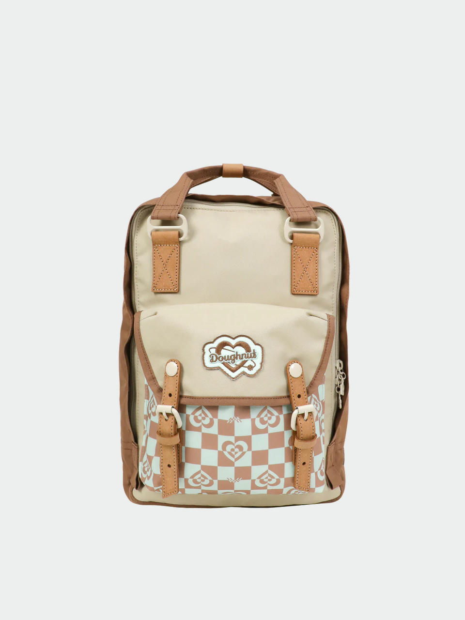 Doughnut Rucksack Macaroon Kaleido Series (mushroom checked)