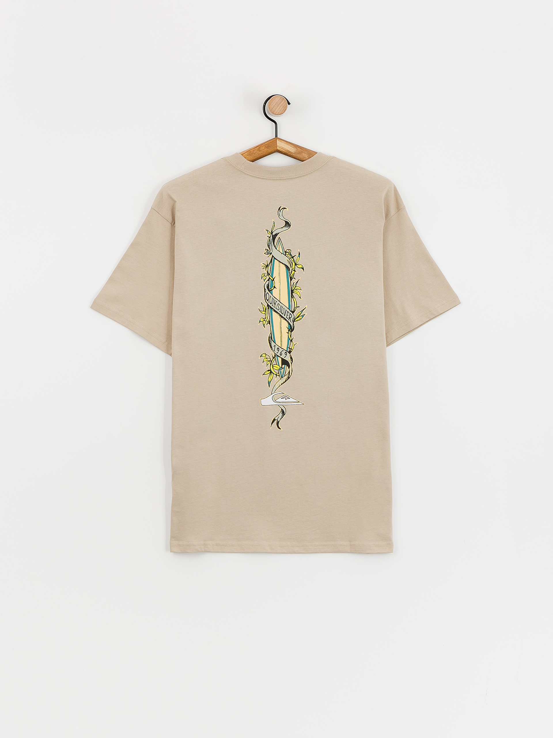 Quiksilver Step Up Mor T-Shirt (plaza taupe)