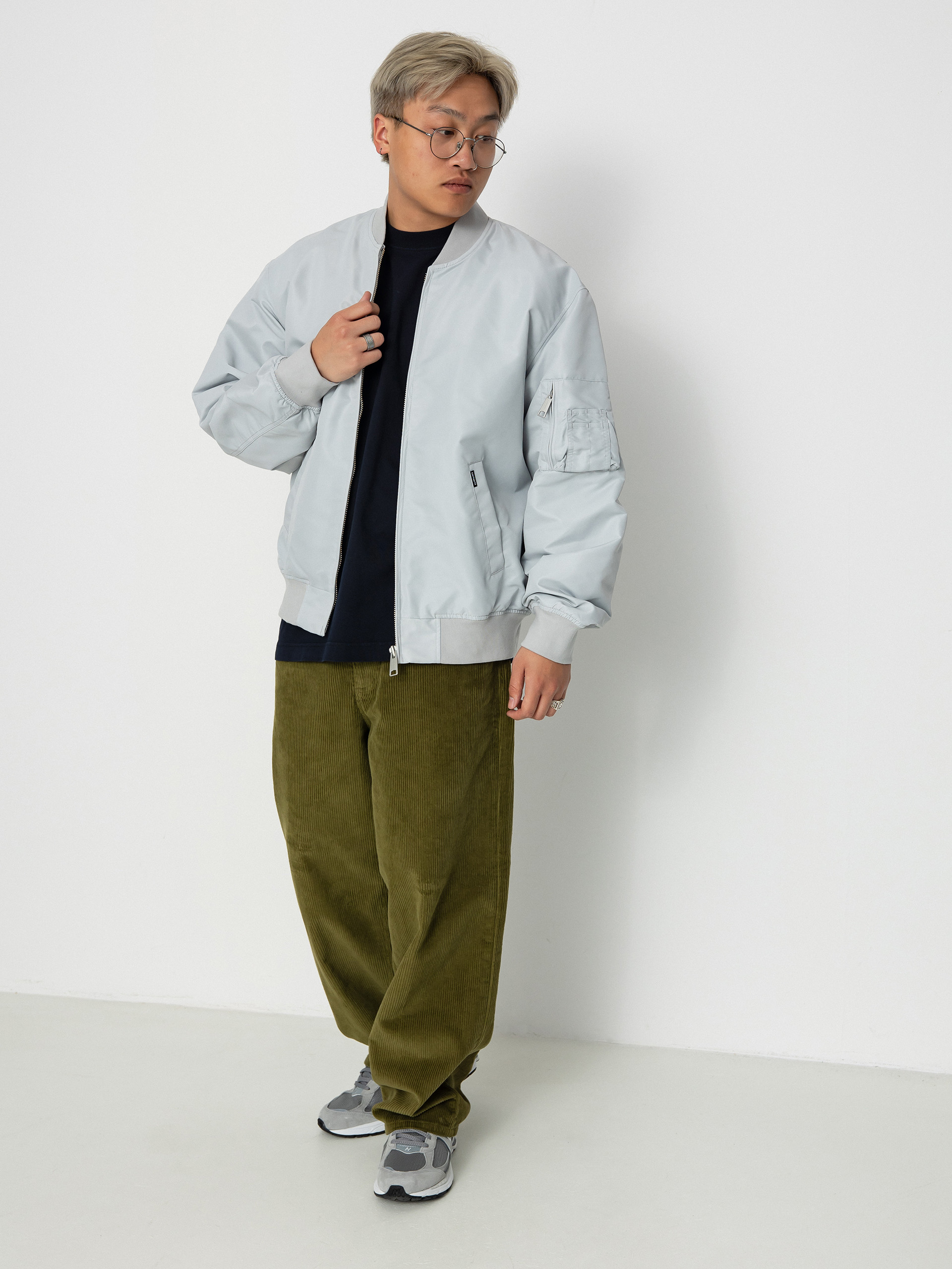 Carhartt WIP Otley Bomber Jacke (sonic silver)