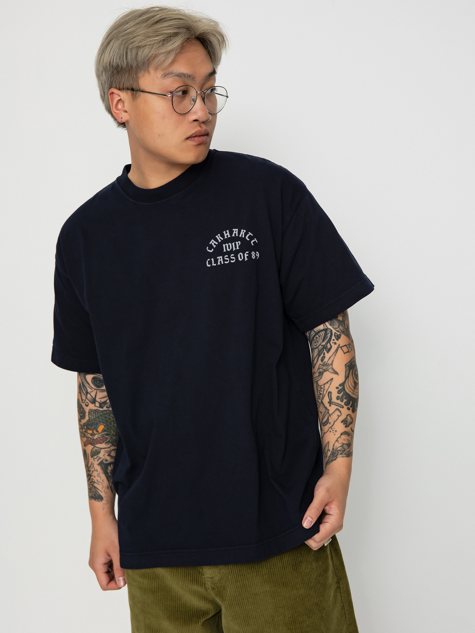 Carhartt WIP T-Shirt Class of 89 (dark navy/white)