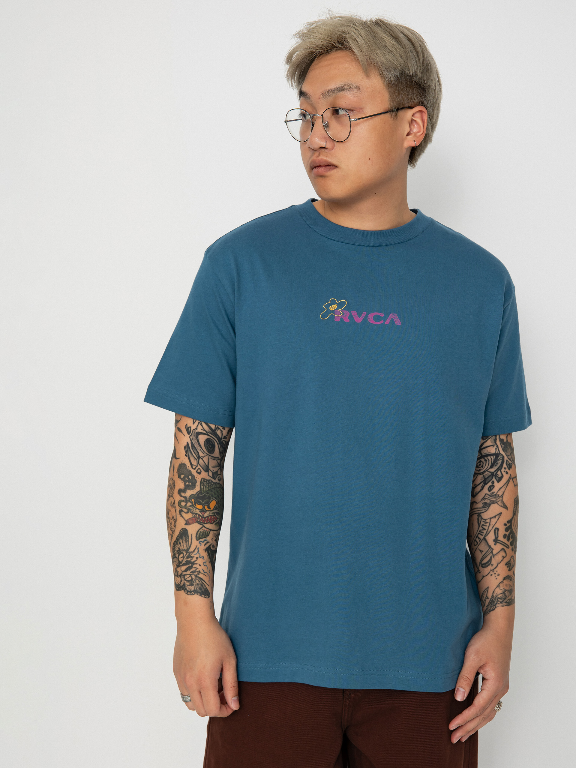 RVCA Atomic Jam T-Shirt (cool blue)