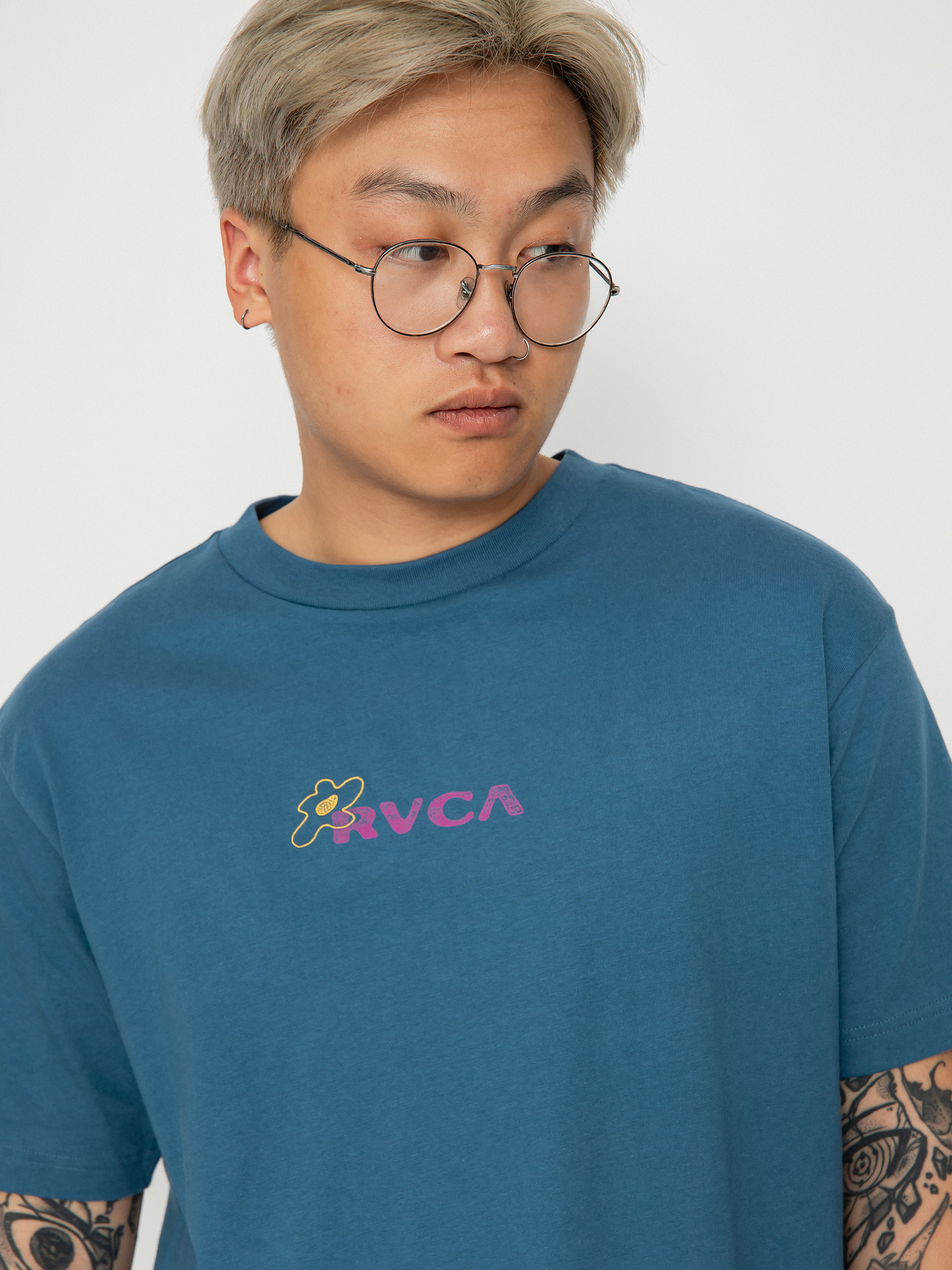 RVCA Atomic Jam T-Shirt (cool blue)
