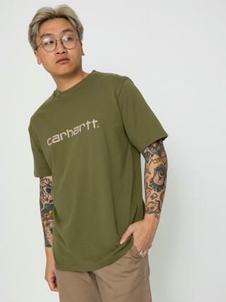 Carhartt WIP Script T-Shirt (dundee/glassy pink)