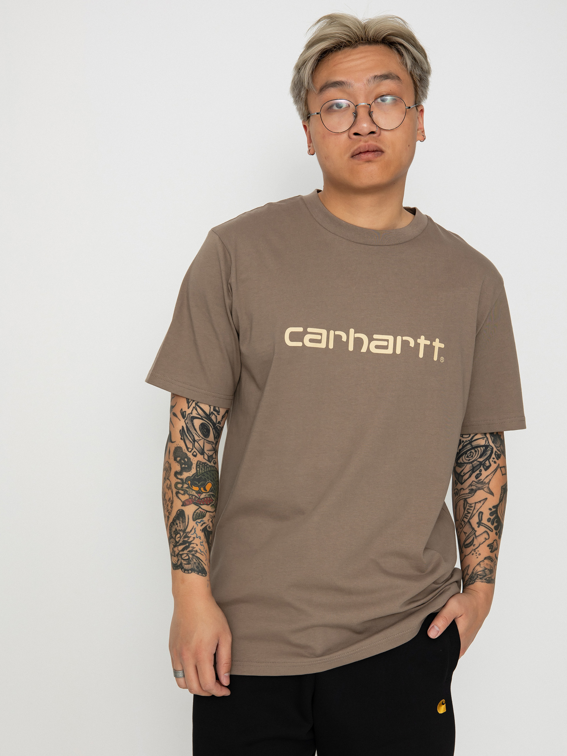 Carhartt WIP T-Shirt Script (branch/rattan)