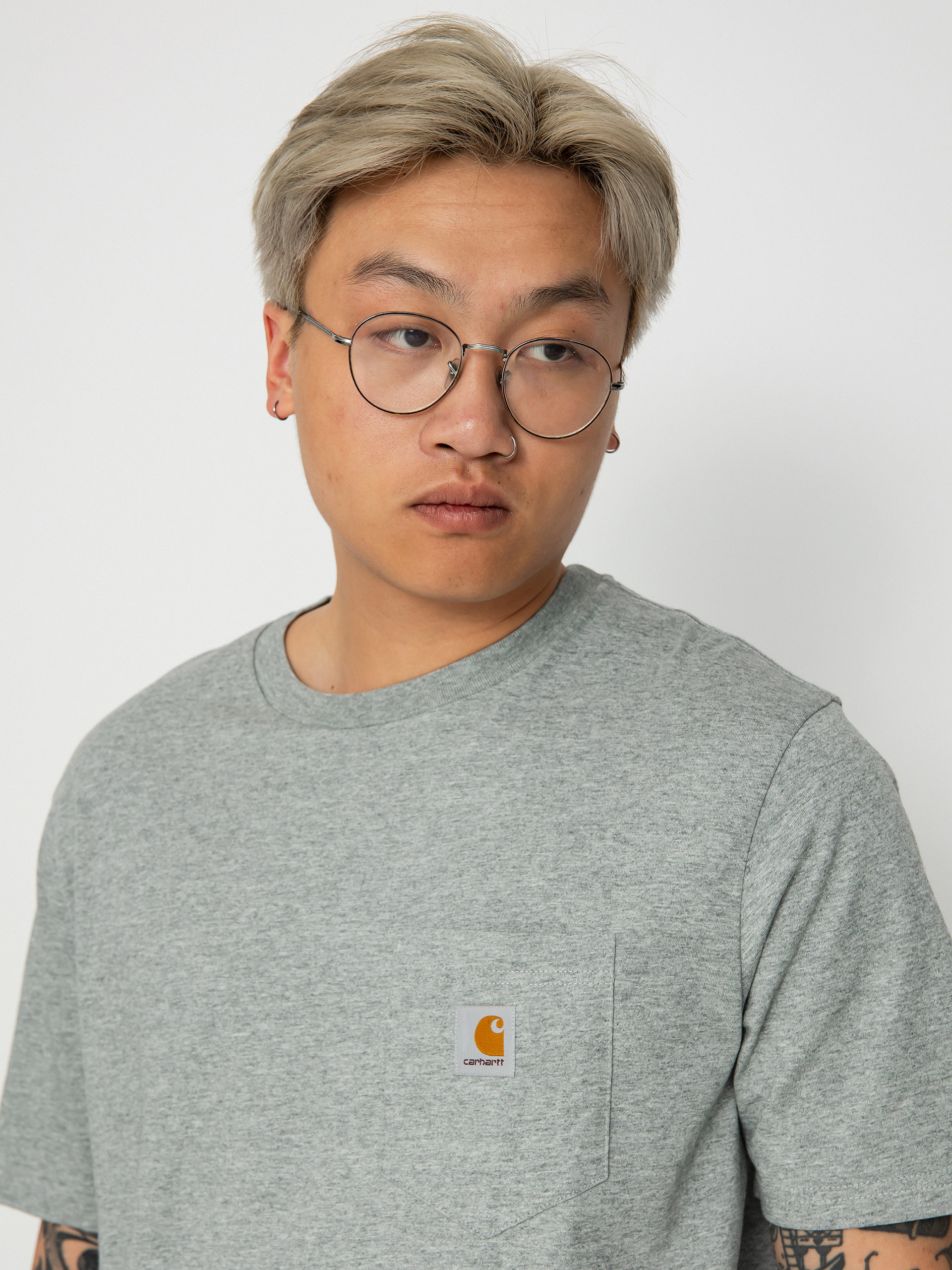 Carhartt WIP Pocket T-Shirt (grey heather)