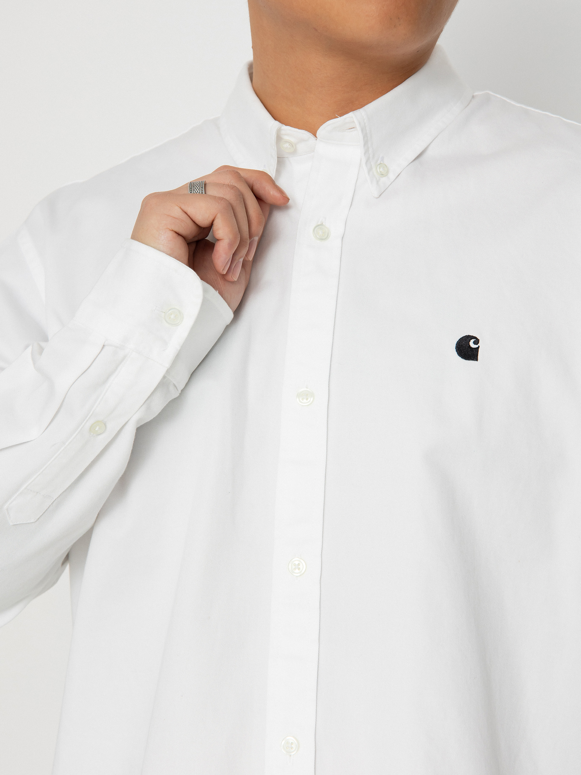 Carhartt WIP Madison Shirt - white (white/black)