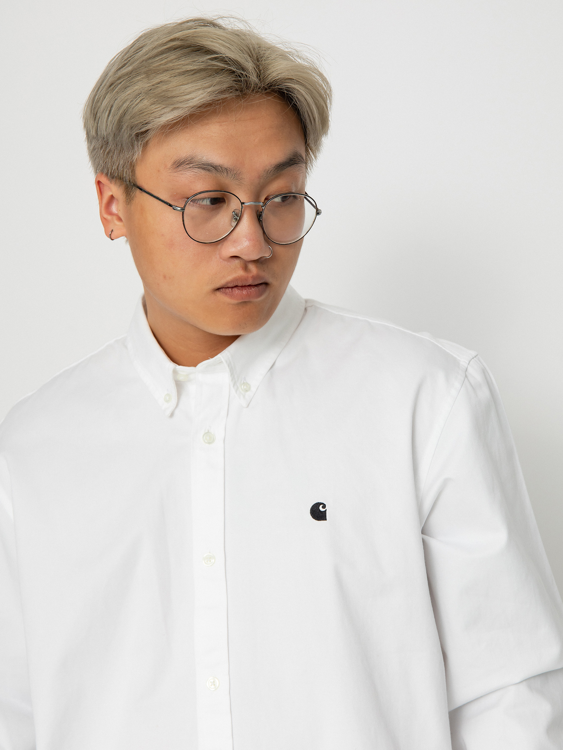 Carhartt WIP Madison Shirt (white/black)