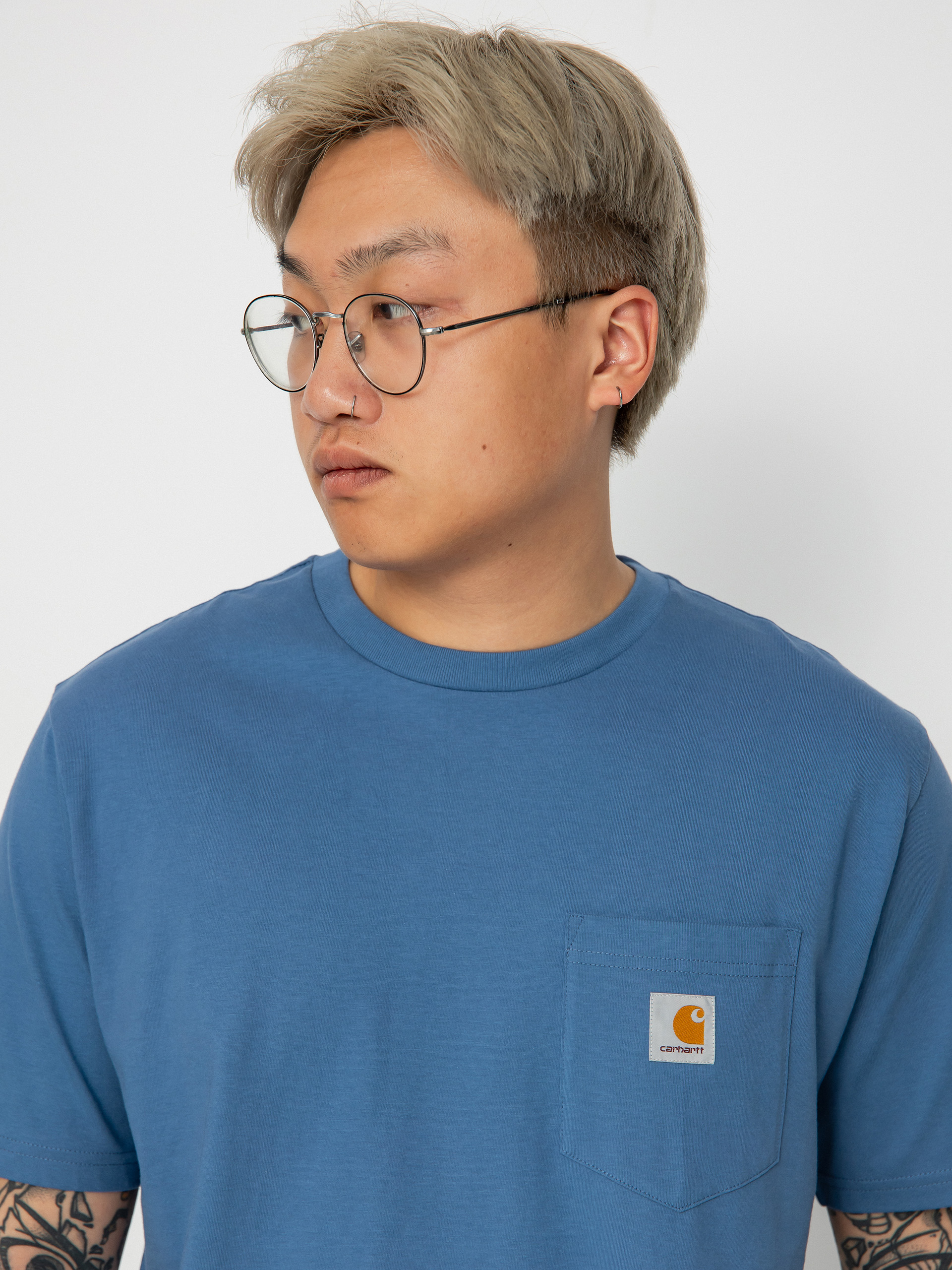 Carhartt WIP Pocket T-Shirt - blue (sorrent)