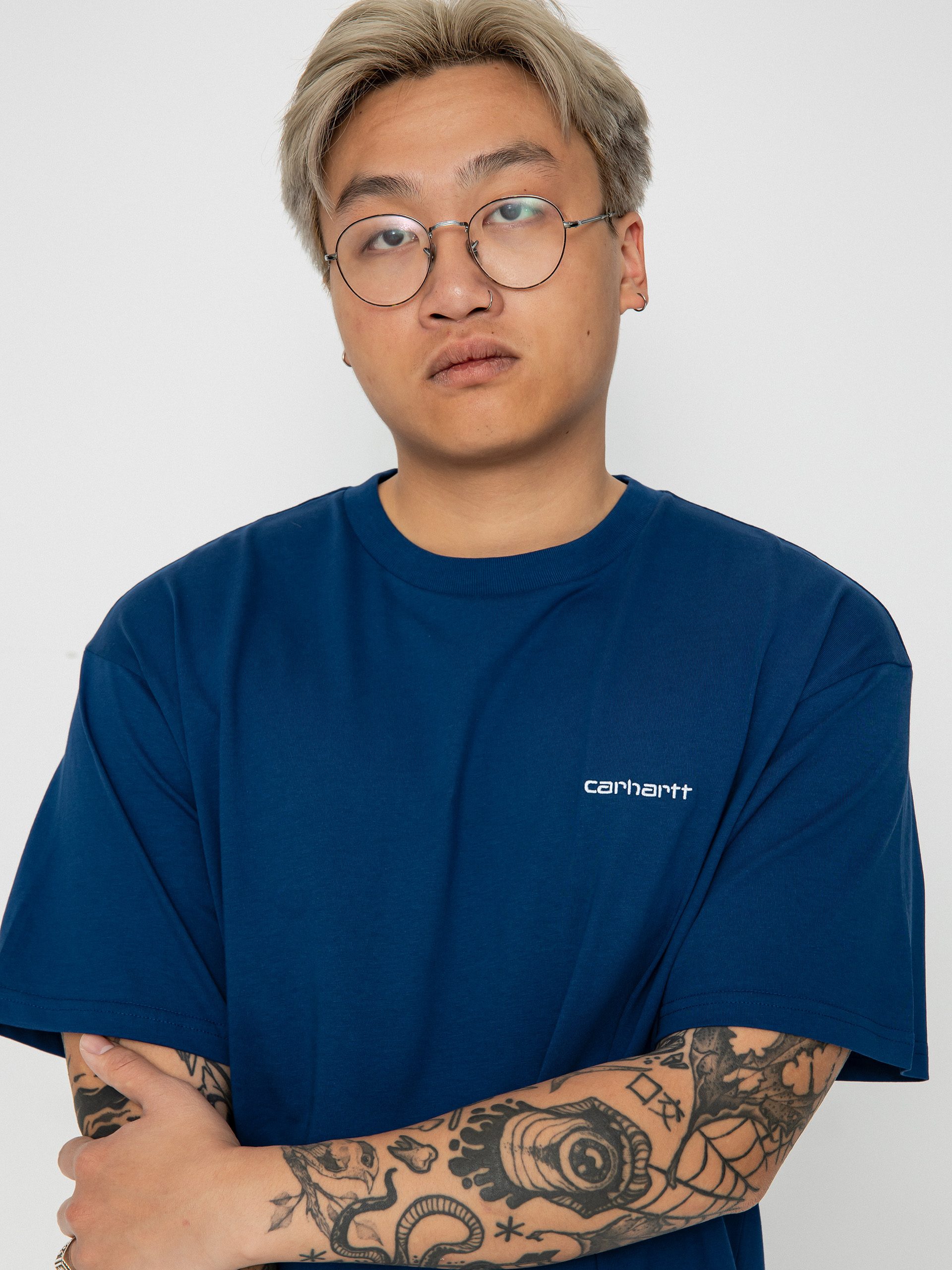 Carhartt WIP Script Embroidery T-Shirt (elder/white)