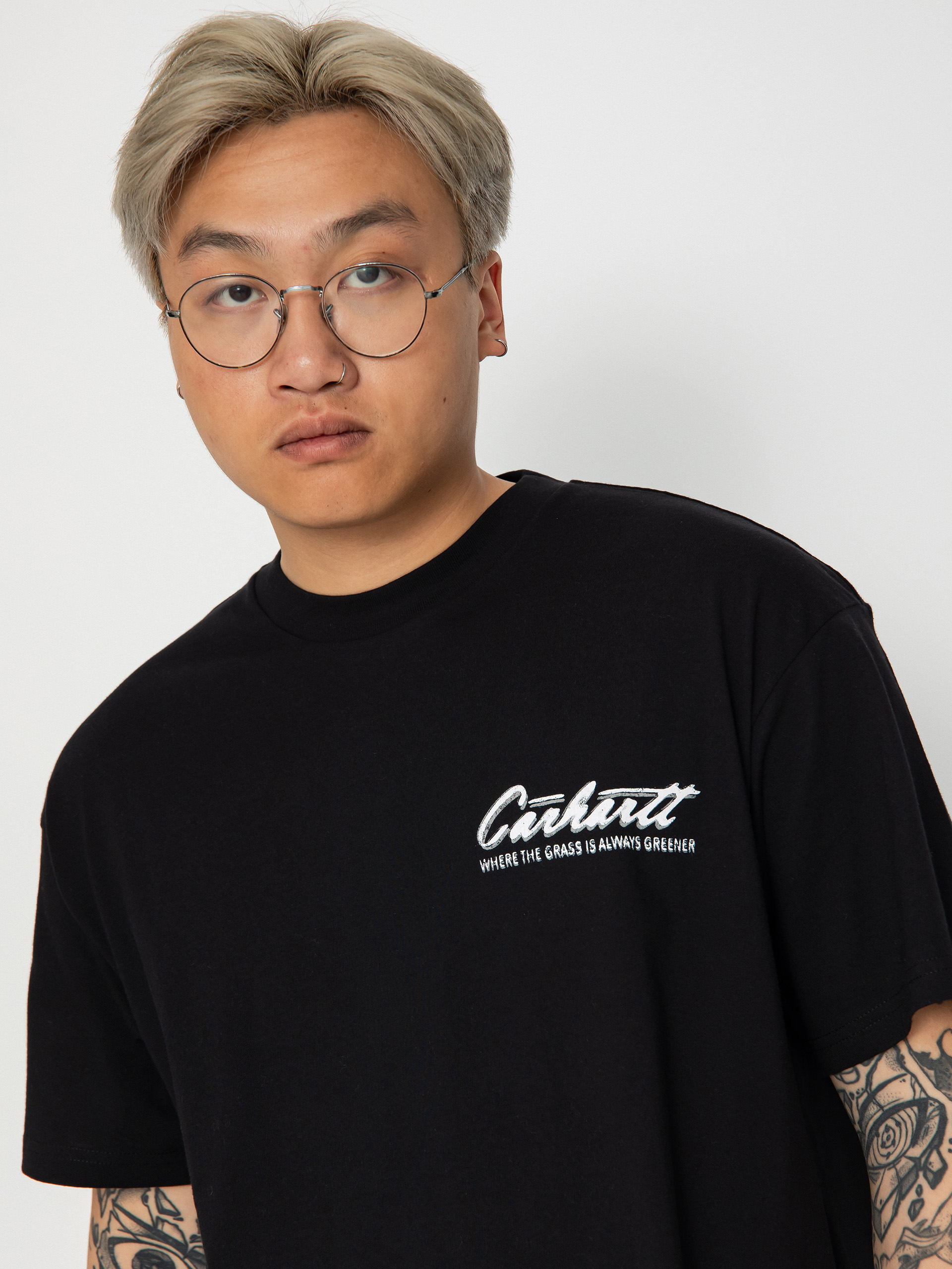Carhartt WIP T-Shirt Green Grass (black)