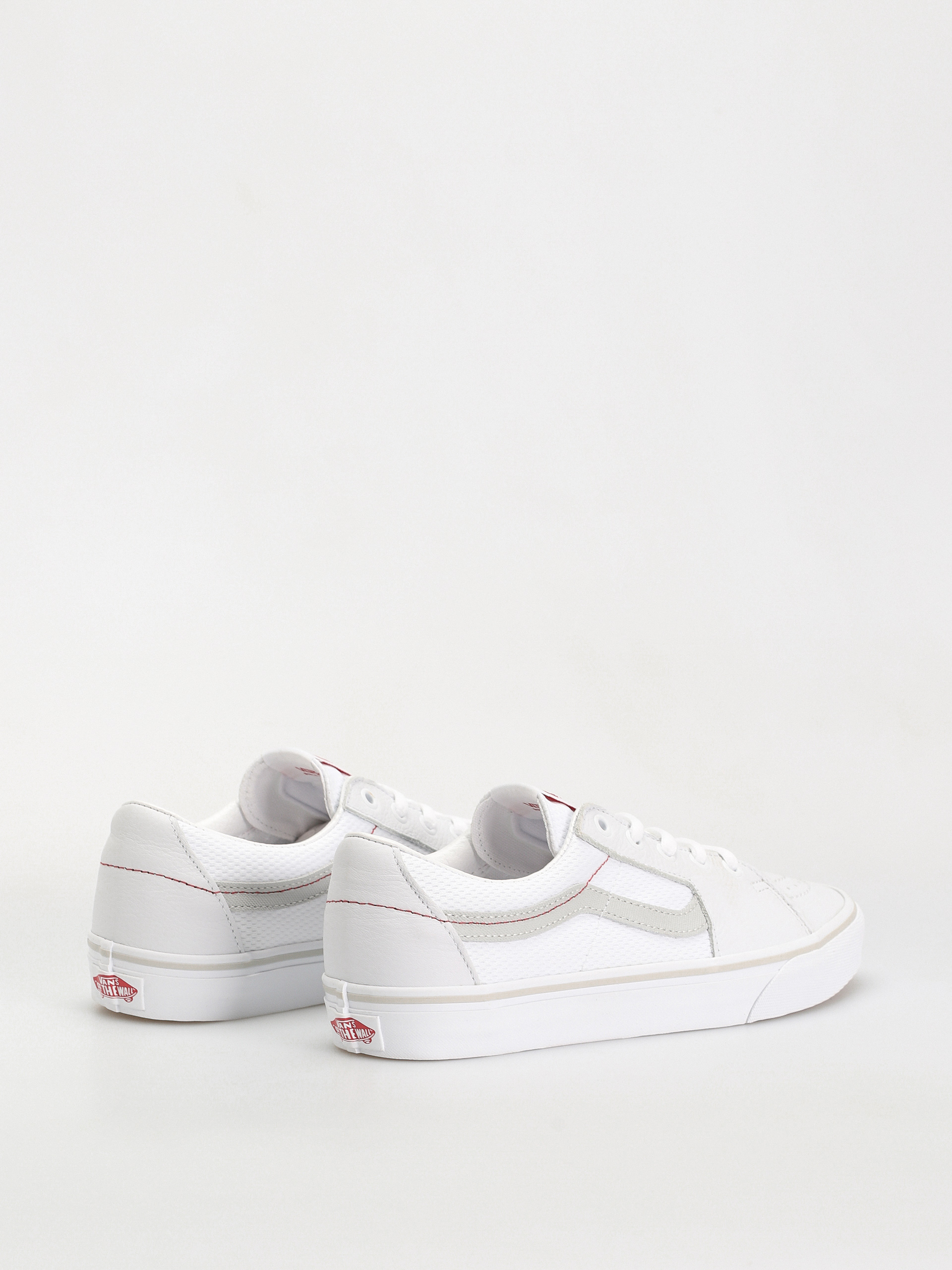 Vans Sk8 Low Schuhe (retro skate white/red)