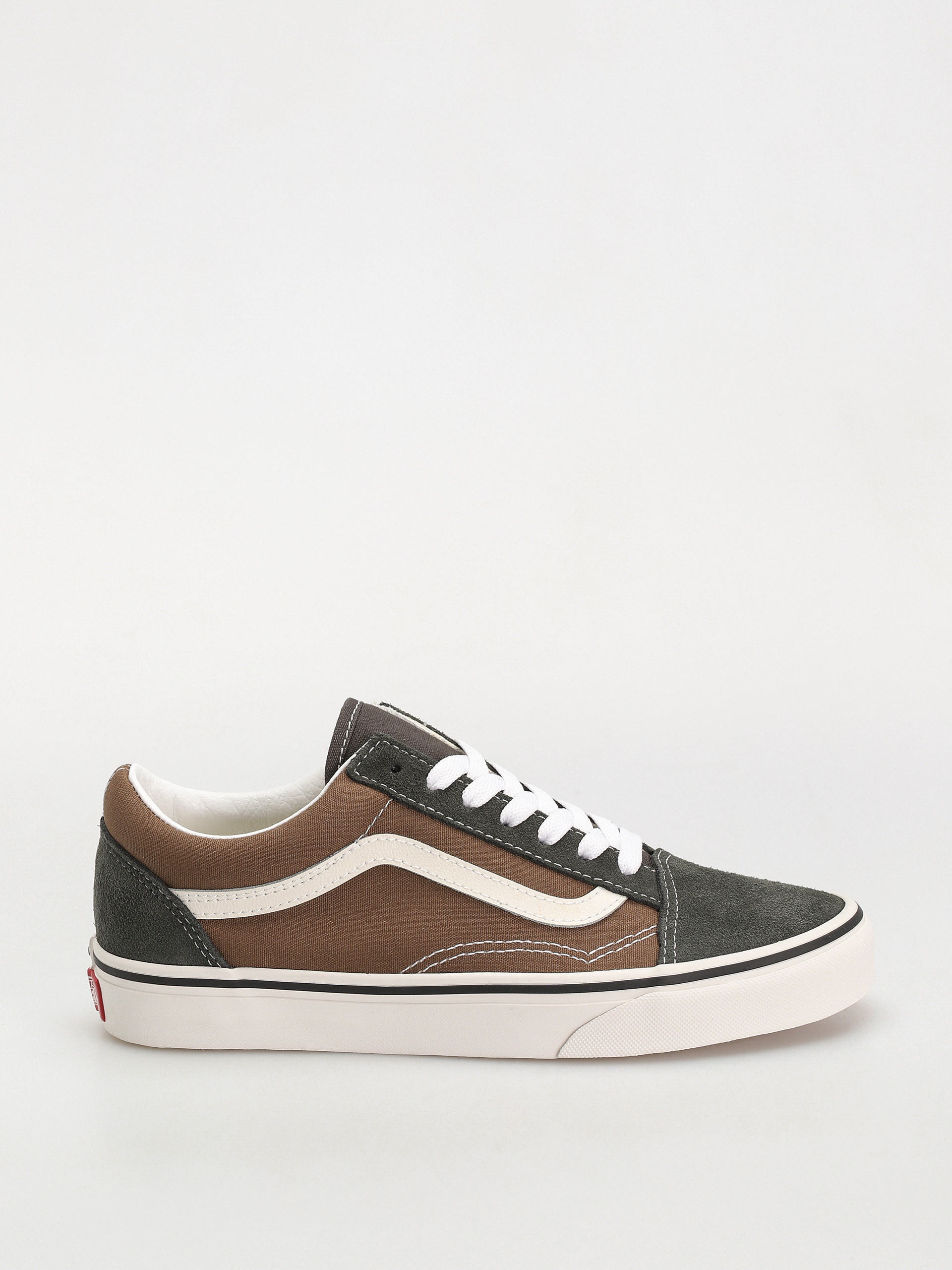 Vans Old Skool Schuhe Braun, Grau (canvas/suede pop brown/multi)