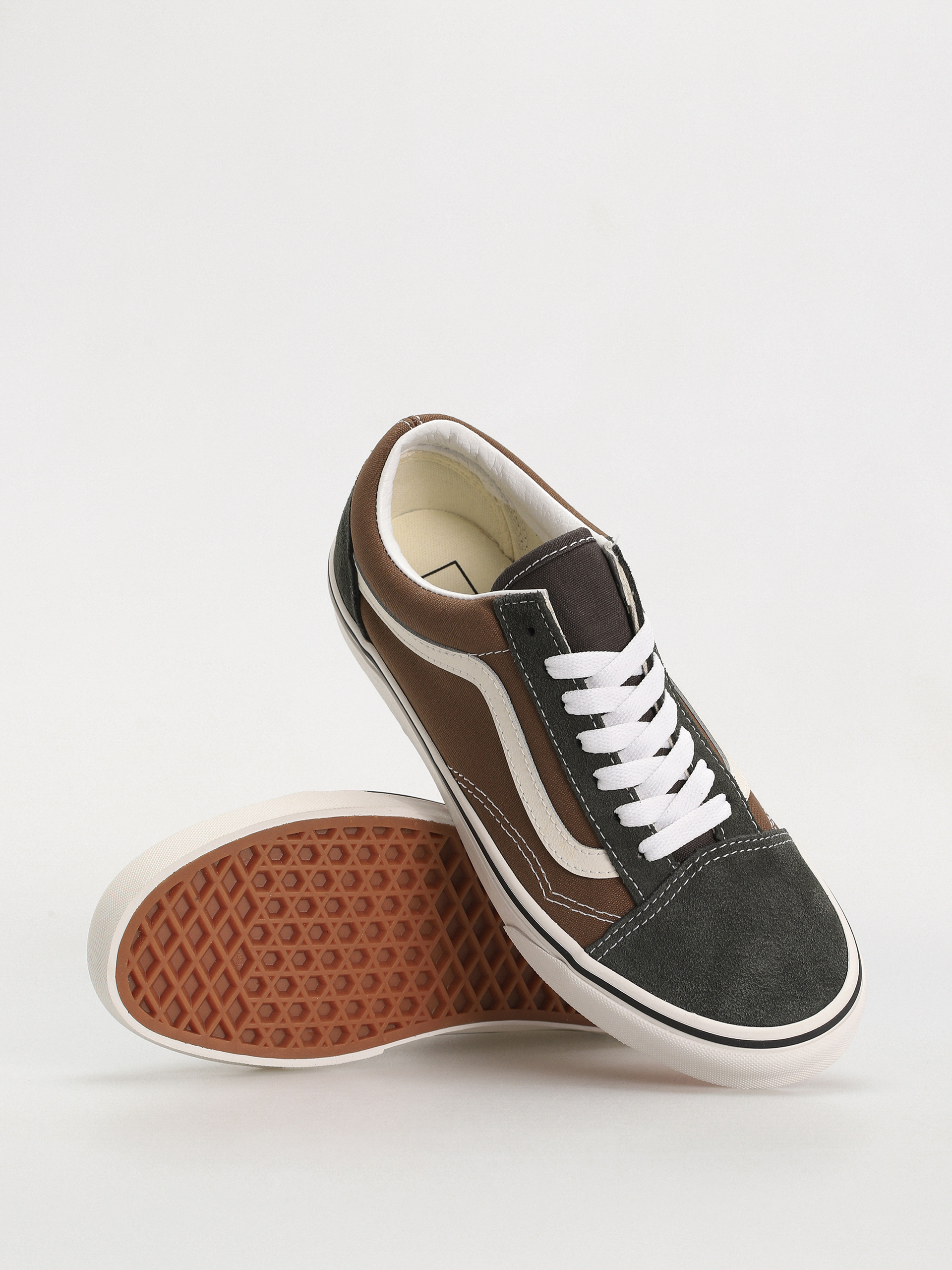 Vans Old Skool Schuhe (canvas/suede pop brown/multi)