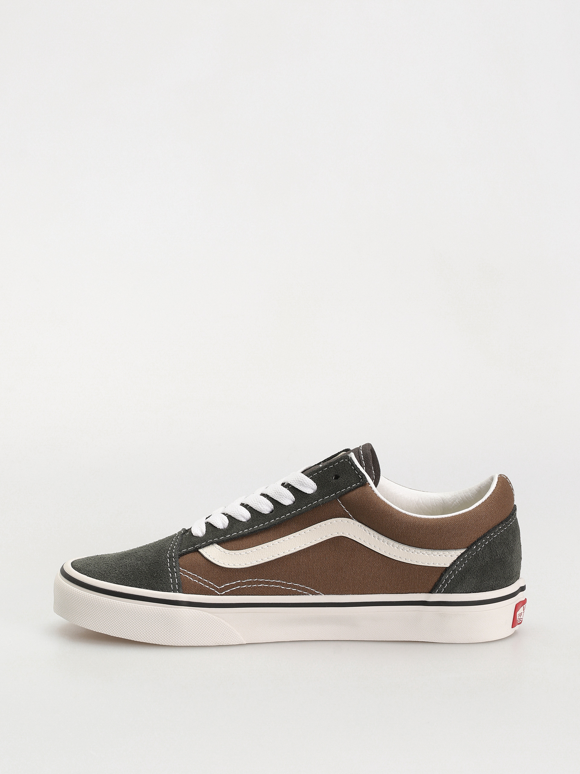 Vans Old Skool Shoes (canvas/suede pop brown/multi)