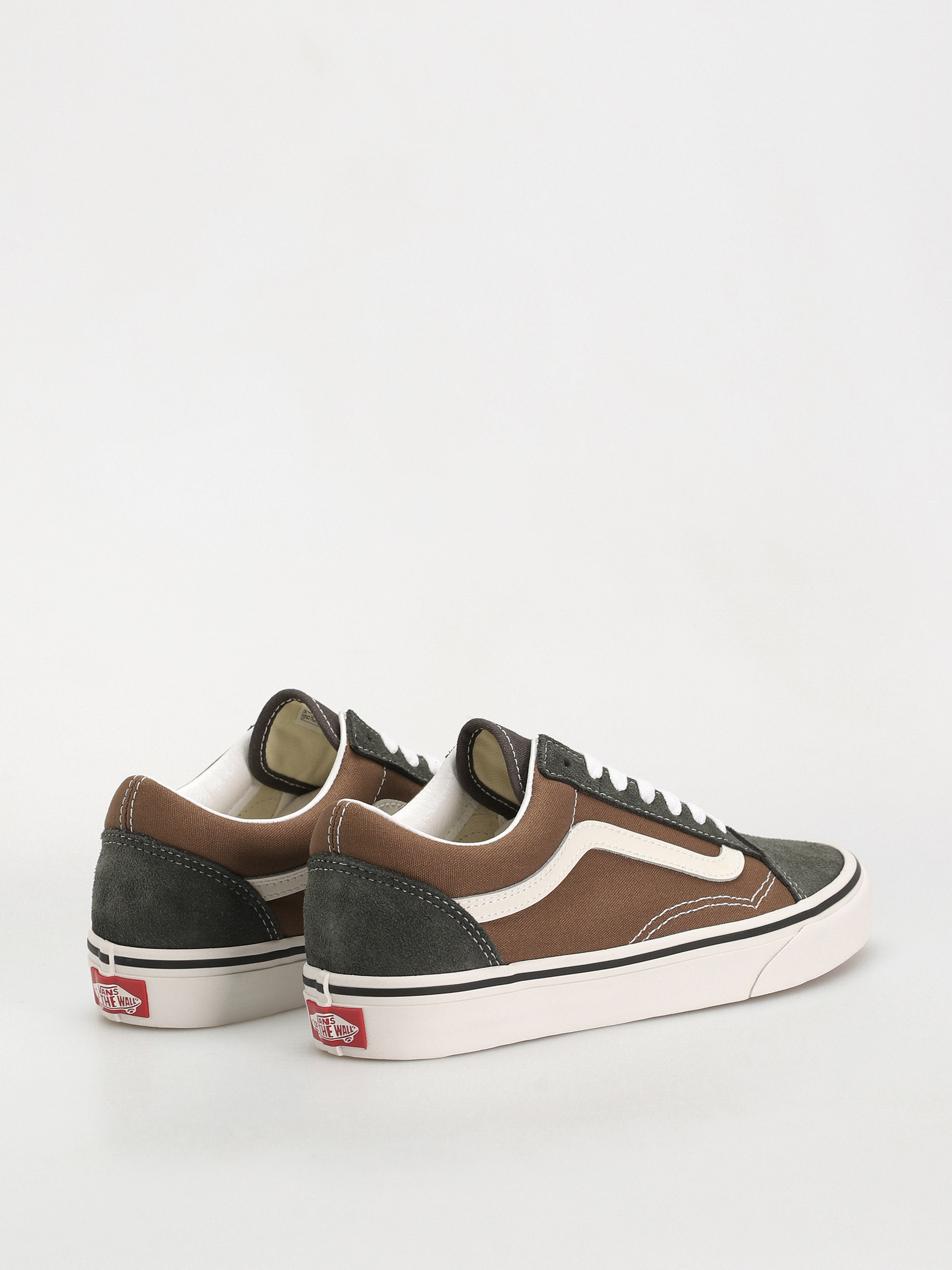 Vans Old Skool Shoes (canvas/suede pop brown/multi)