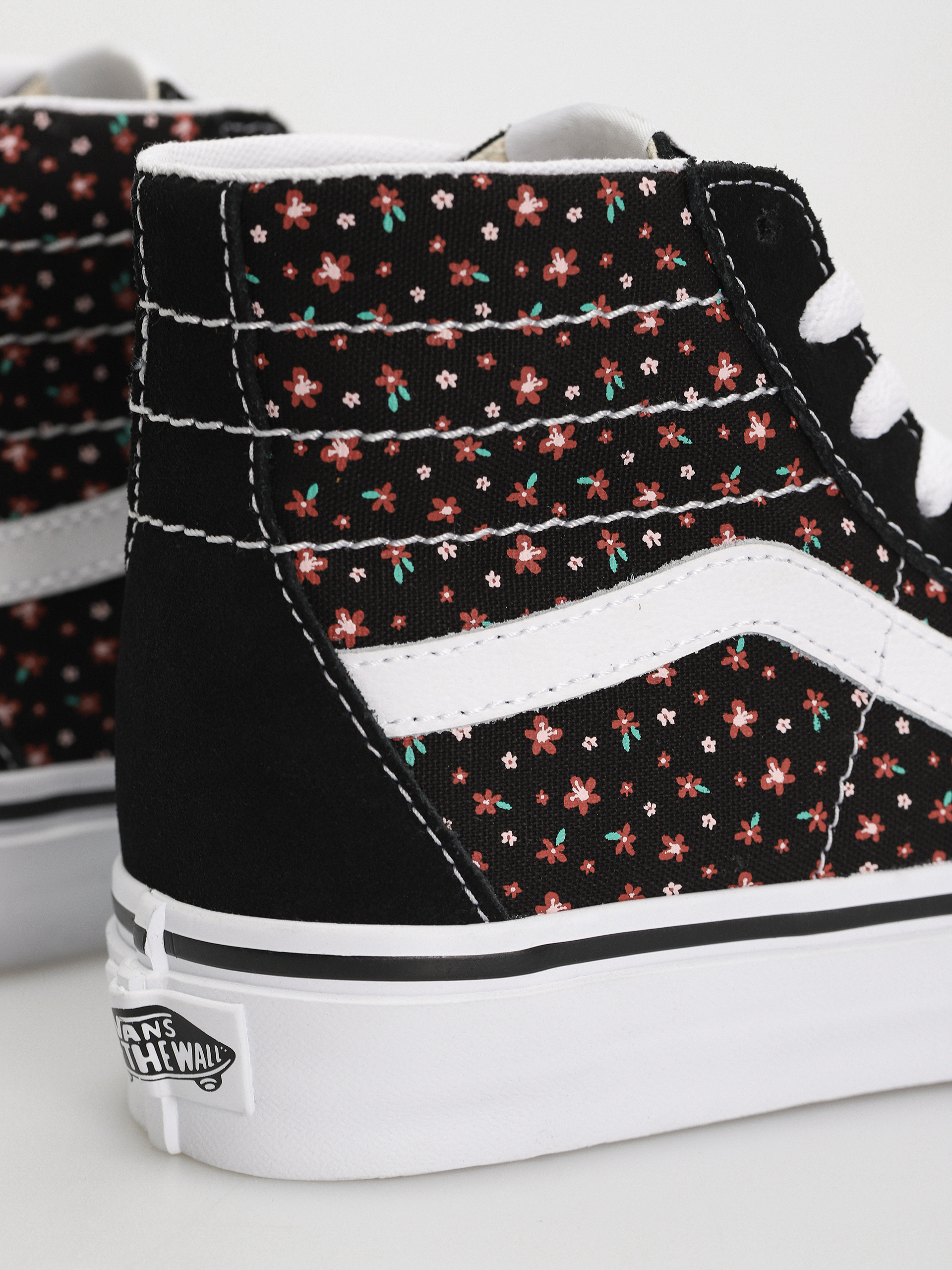 Vans Sk8 Hi Tapered Shoes (ditsy floral black/multi)