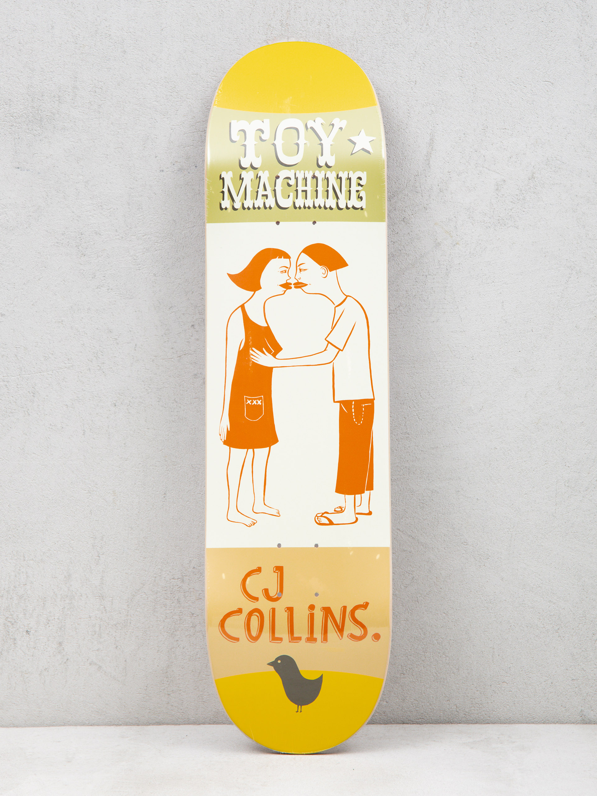 Toy Machine Collins Kilgallen Deck (gold/white)