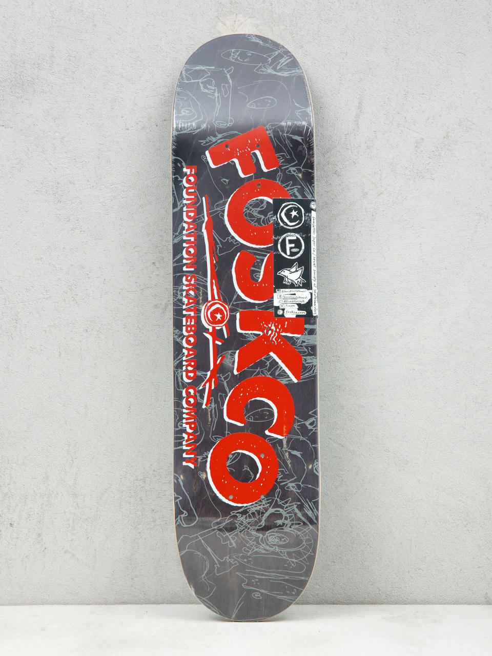 Foundation Fosko Deck (black/red)