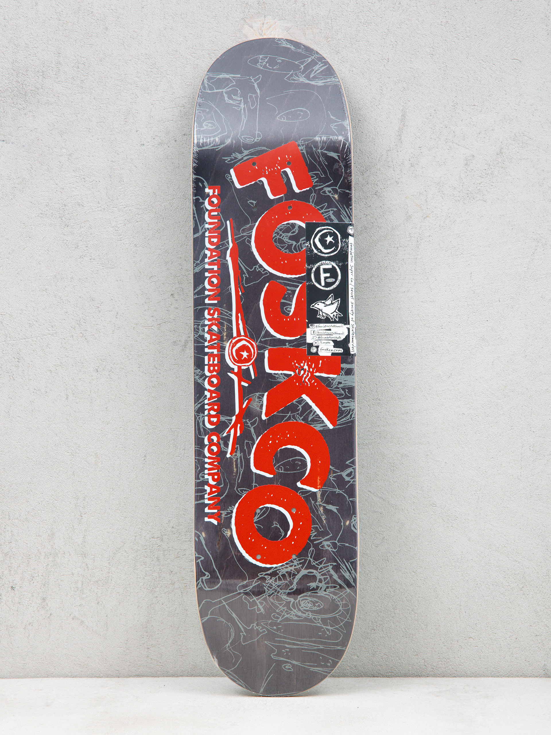 Foundation Fosko Deck (black/red)