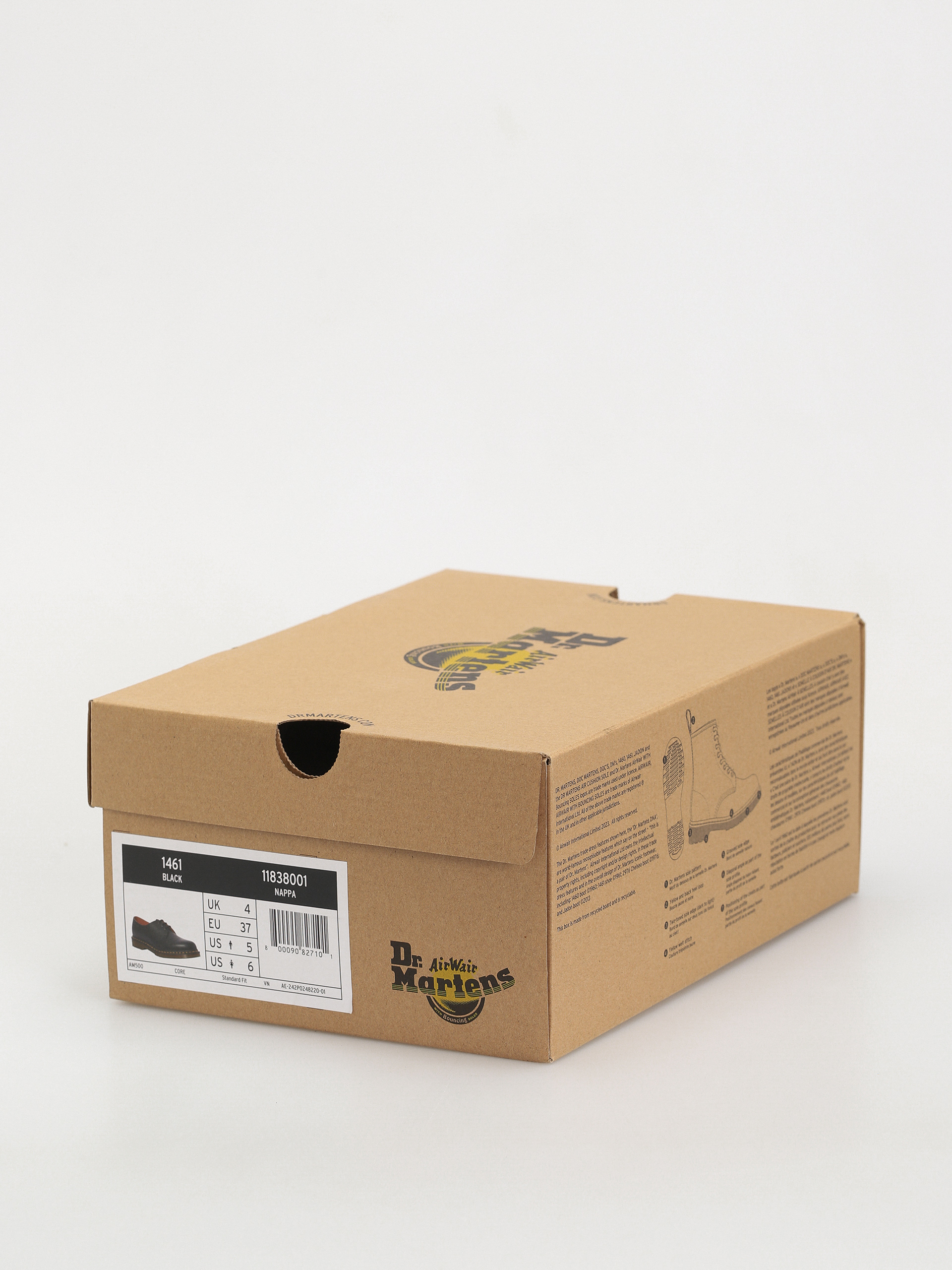 Dr. Martens 1461 Shoes (black nappa)