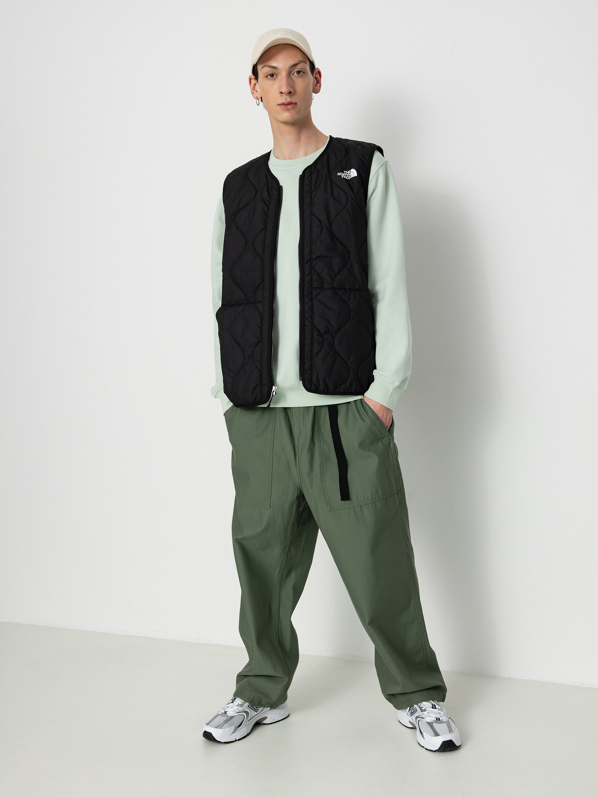 The North Face Ampato Quilted Weste - Schwarz (tnf black)