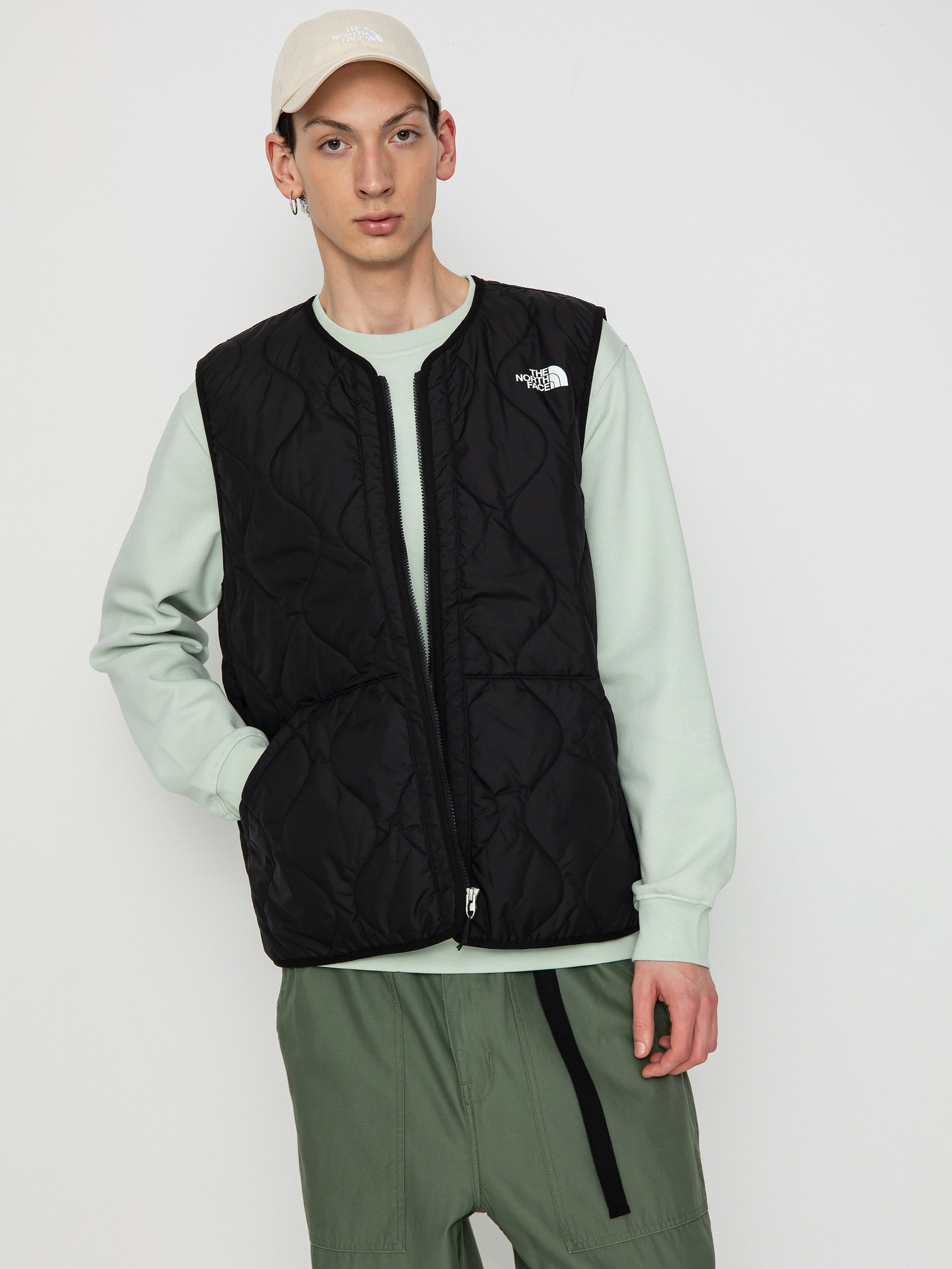 The North Face Ampato Quilted Weste - Schwarz (tnf black)
