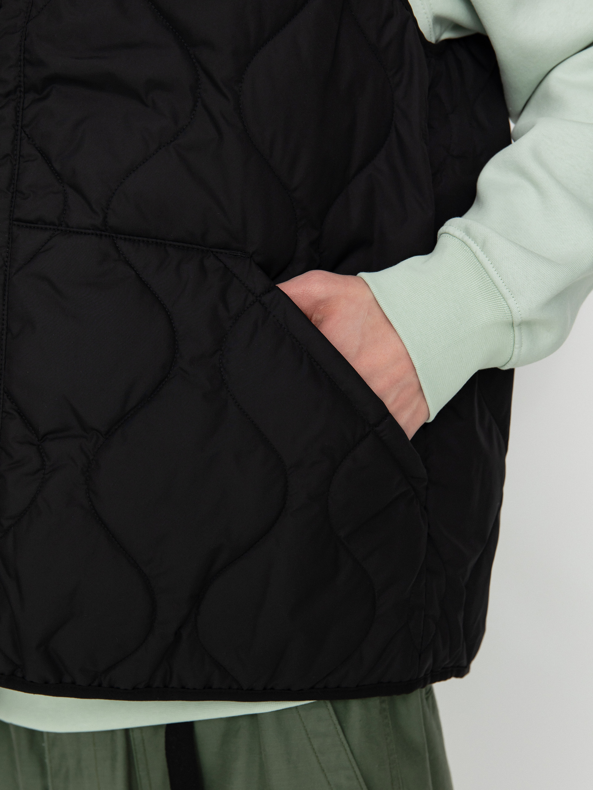The North Face Ampato Quilted Weste - Schwarz (tnf black)