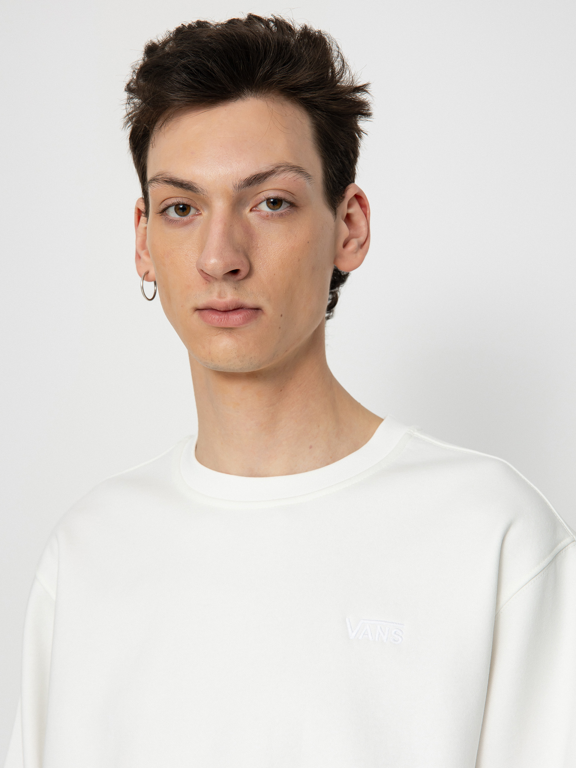 Vans Core Basic Sweatshirt white natural cotton