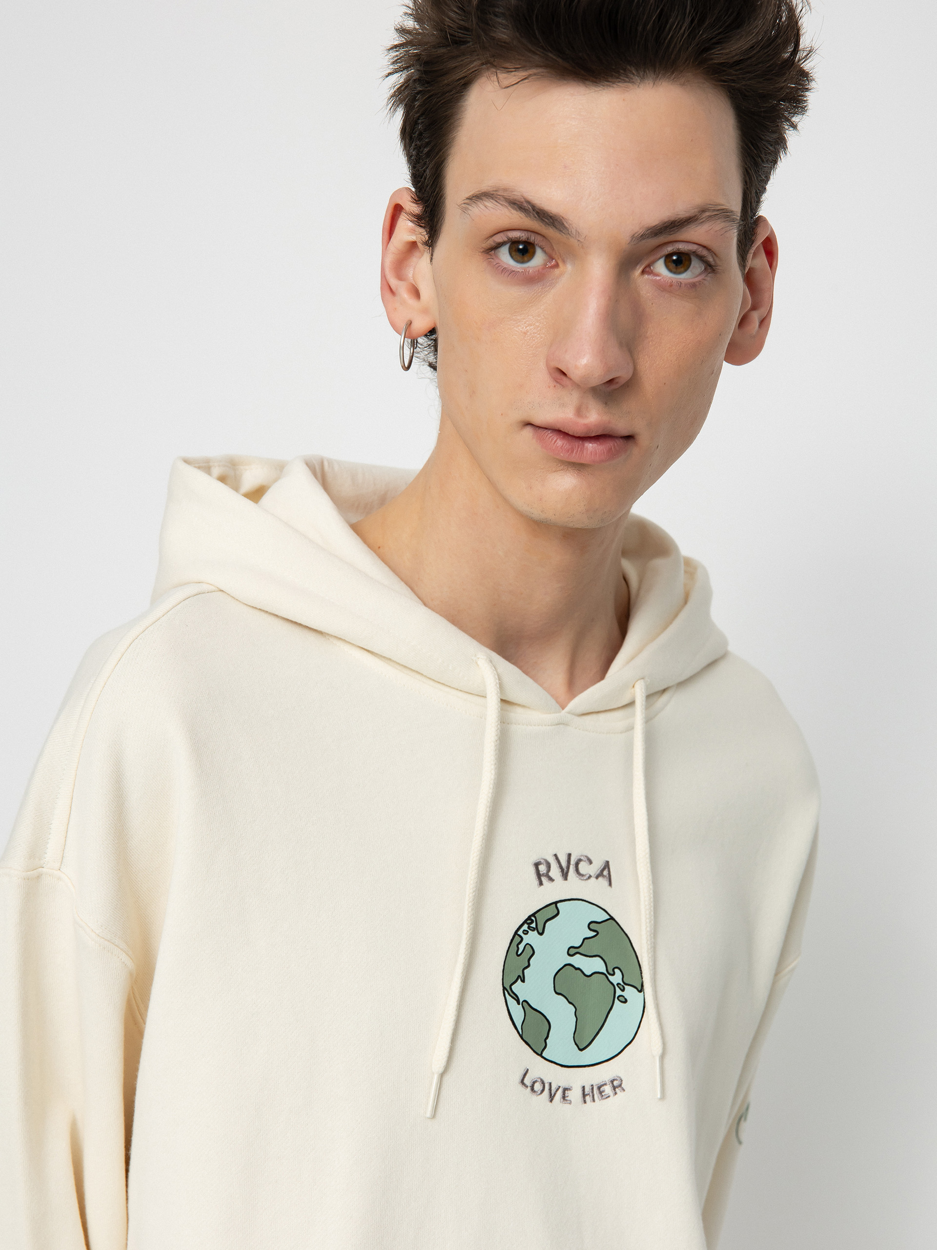 RVCA Love Her HD Hoodie (salt)