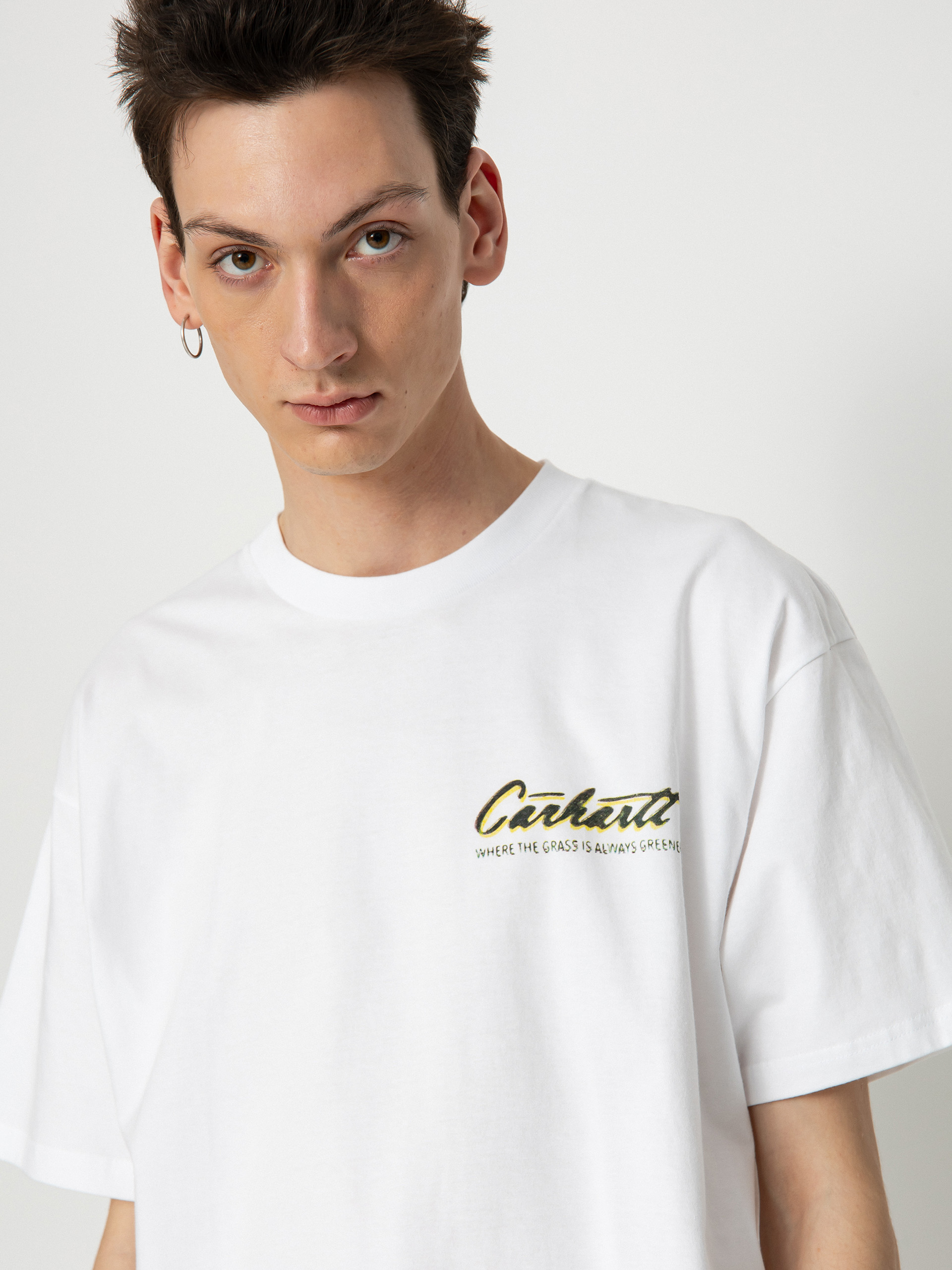 Carhartt WIP T-Shirt Green Grass (white)