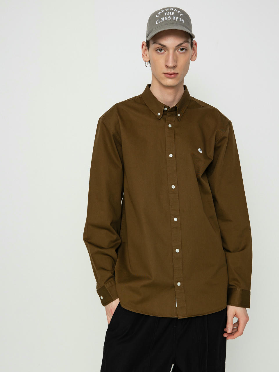 Carhartt WIP Madison Hemd (lumber/white)