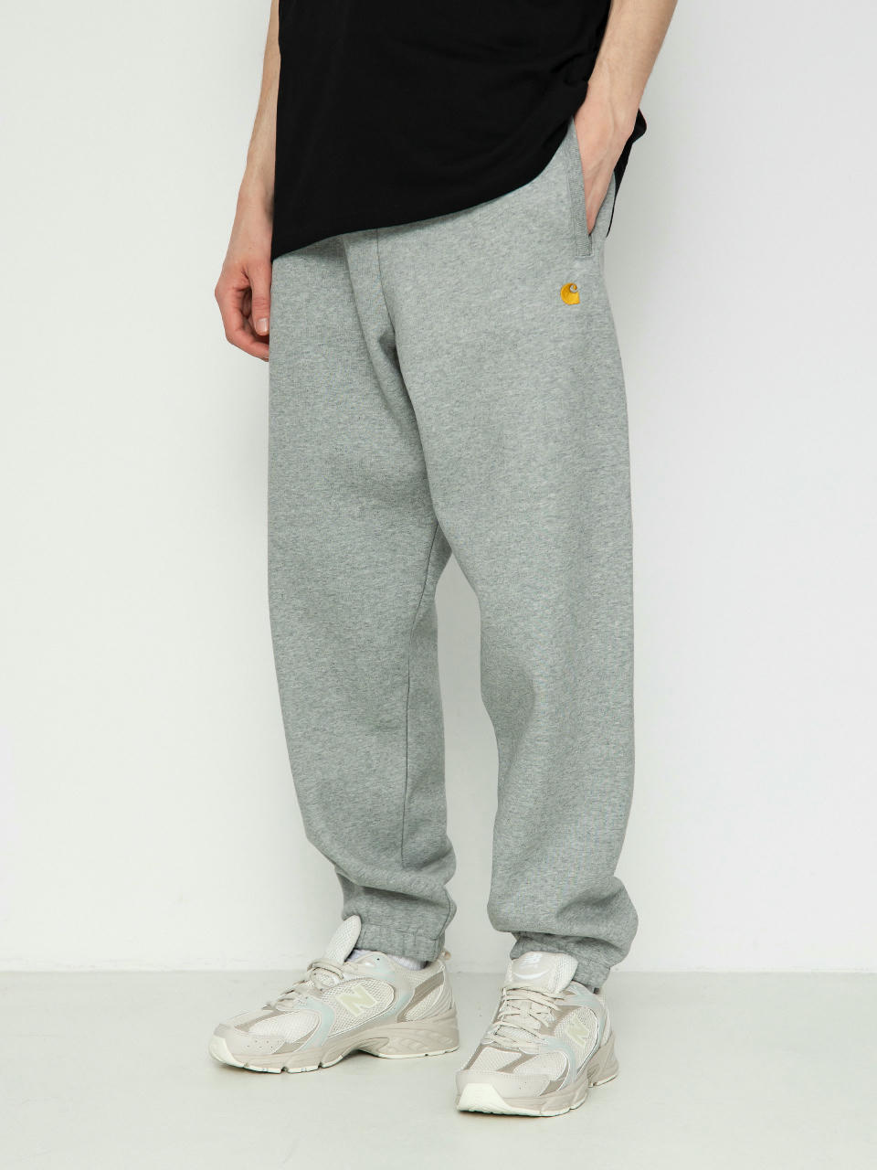 Carhartt WIP Hose Chase (grey heather/gold)