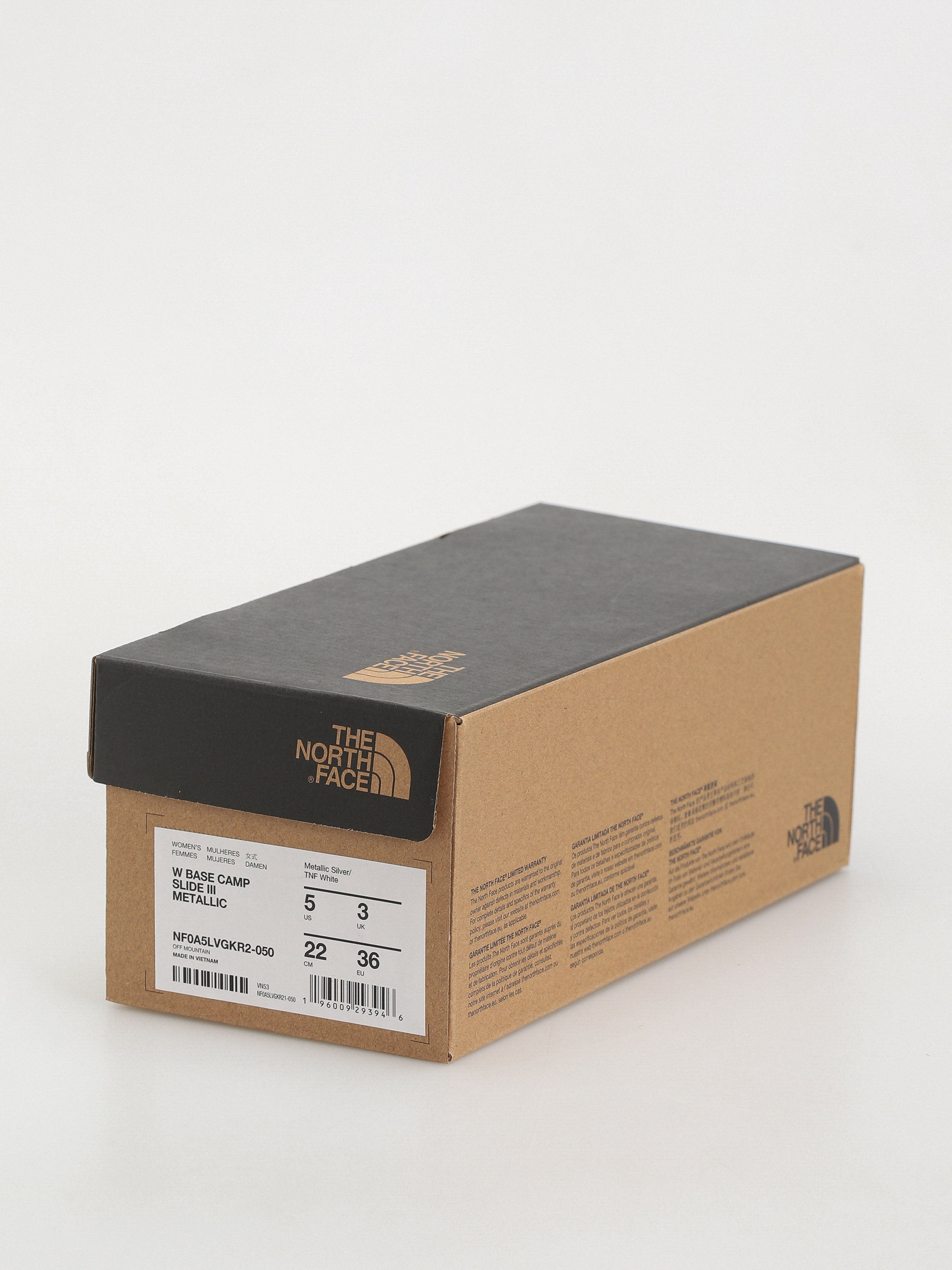 The North Face Base Camp III Metallic Wmn Flip Flops (metallic silver/tnf white)